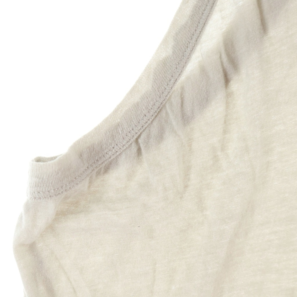 Rick Owens(リックオウエンス) 23AW Fog Tank フォグタンクトップ パール RU027155-UC