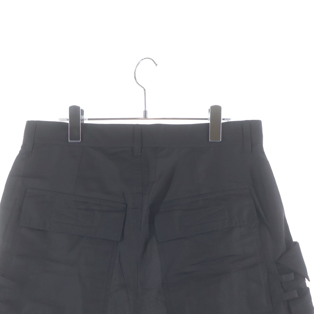 Rick Owens(リックオウエンス) 24SS STEFAN CARGO SHORTS ステファン カーゴ ショーツ ブラック RR01D3322-SN