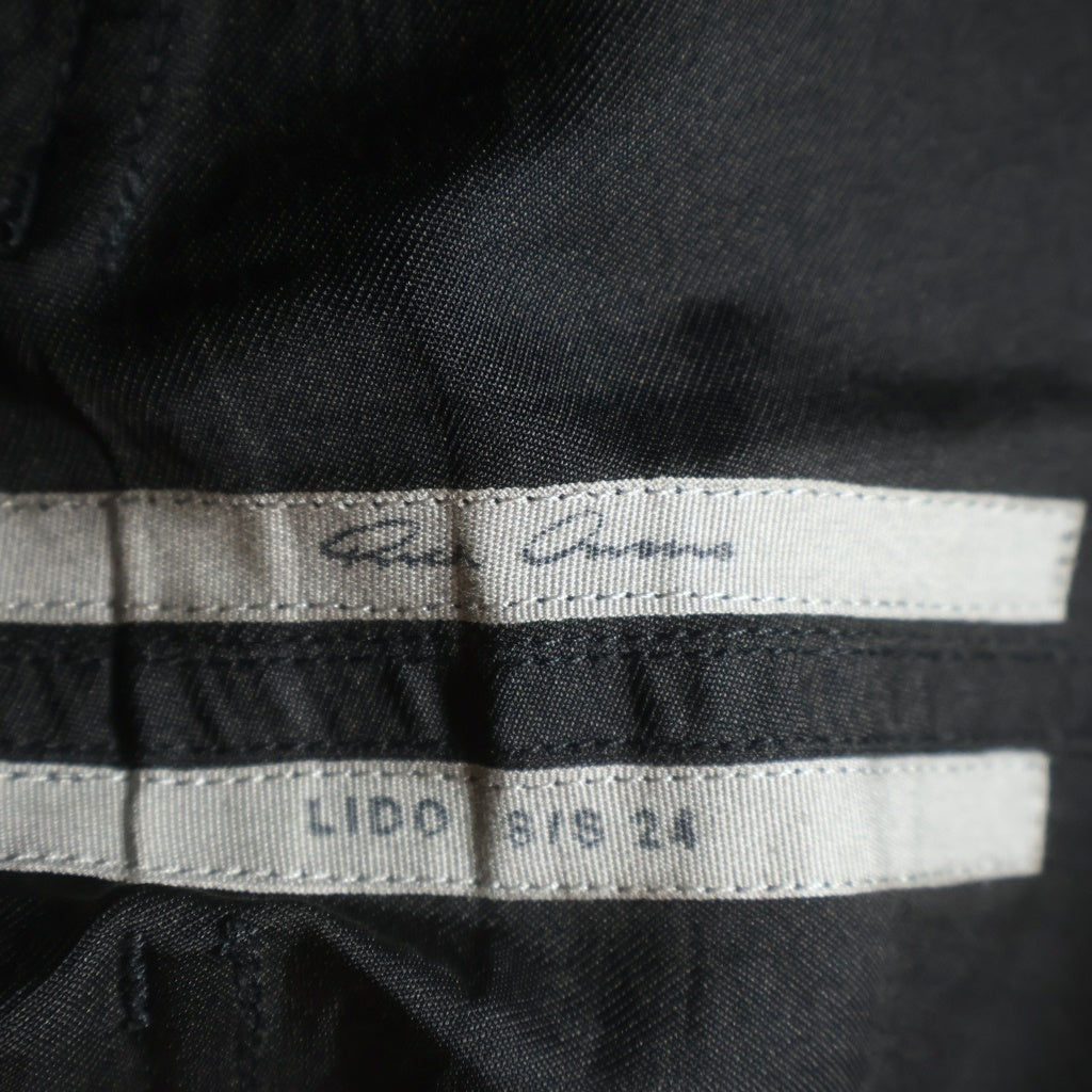 Rick Owens(リックオウエンス) 24SS STEFAN CARGO SHORTS ステファン カーゴ ショーツ ブラック RR01D3322-SN