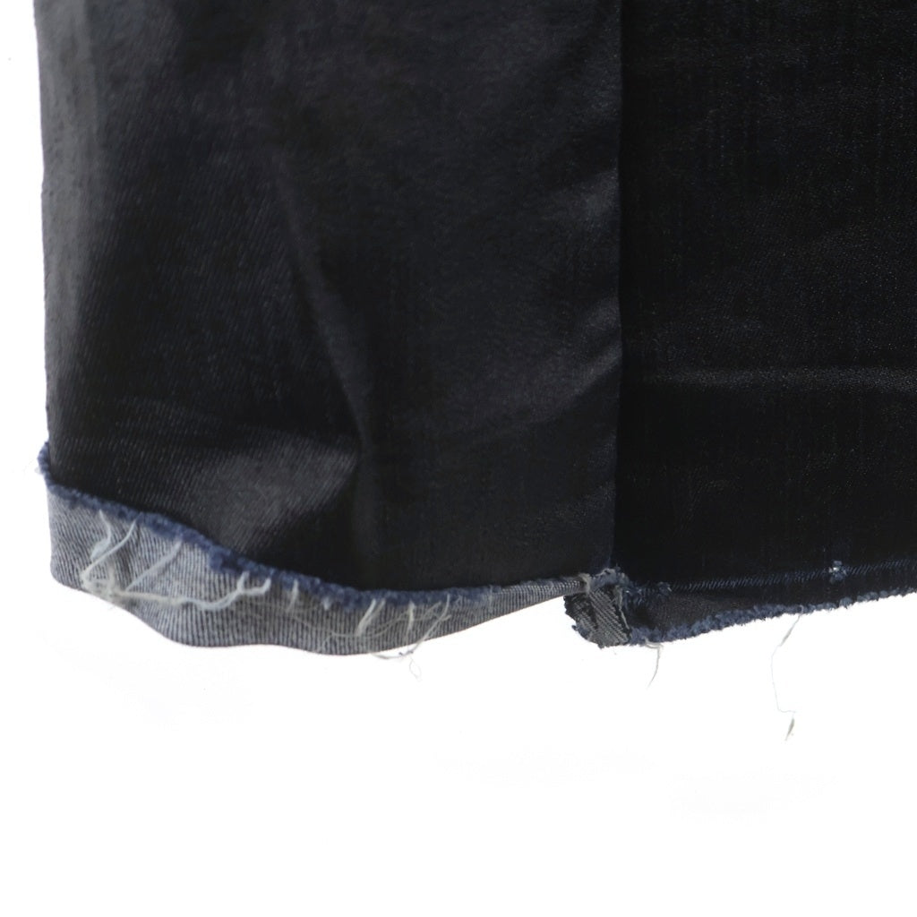 Rick Owens(リックオウエンス) 24AW CARGOBELAS カーゴベラ コーティングブラック デニムパンツ RU02D6339-SCT