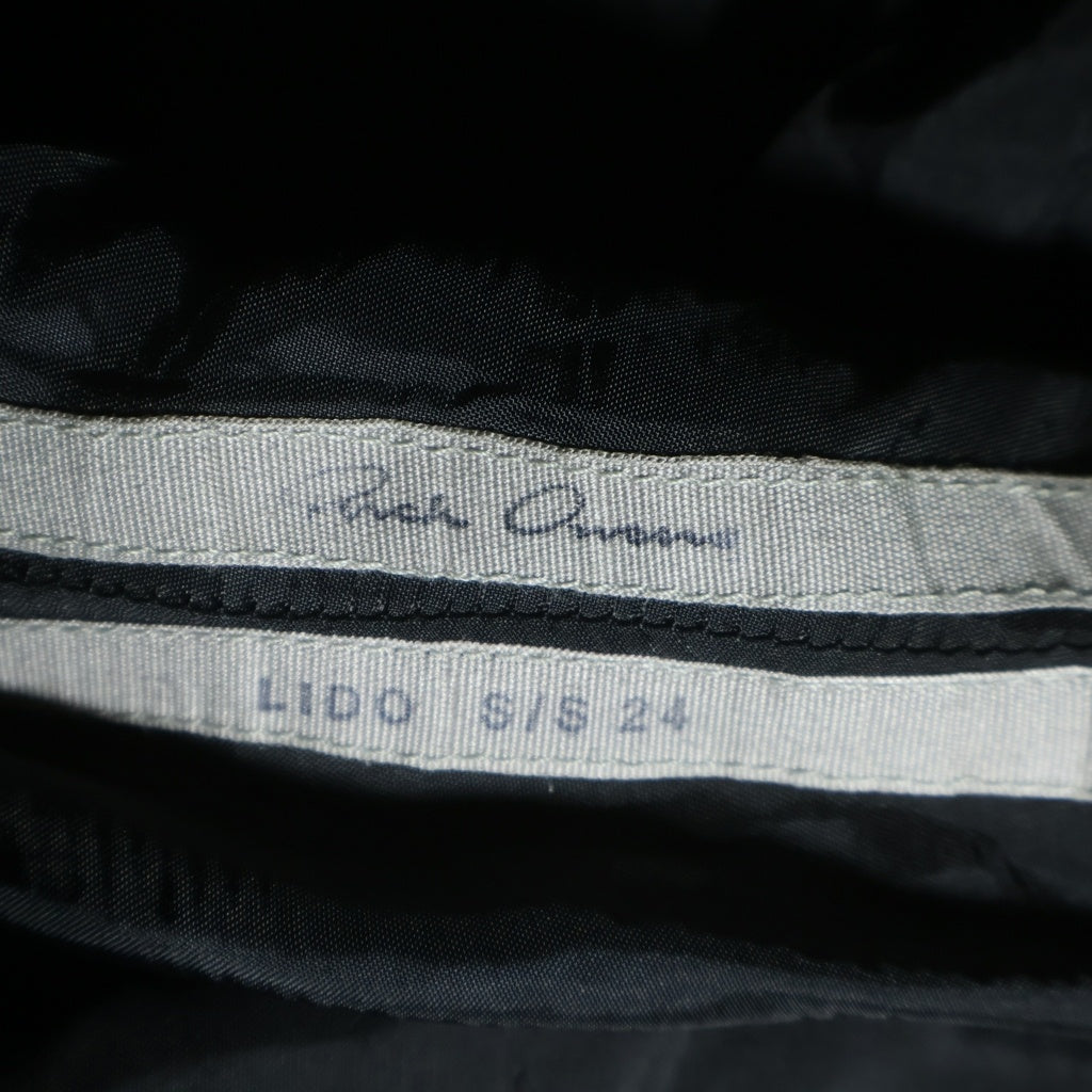 Rick Owens(リックオウエンス) 24SS LUXOR JOGGER ルクソールジョガー レザーパンツ ブラック RU01D3395-LOY