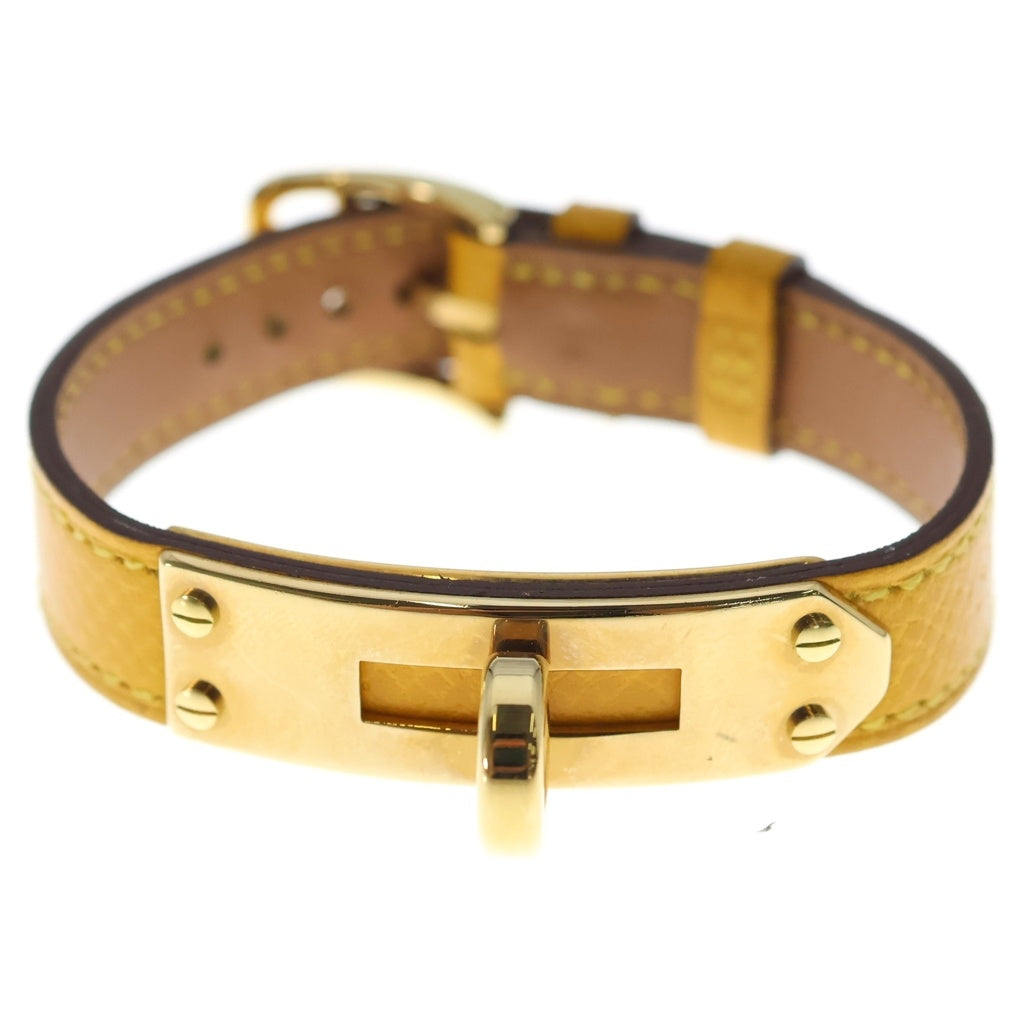 HERMES(エルメス) ケリー ドゥブルトゥール レザーベルト ○U刻印