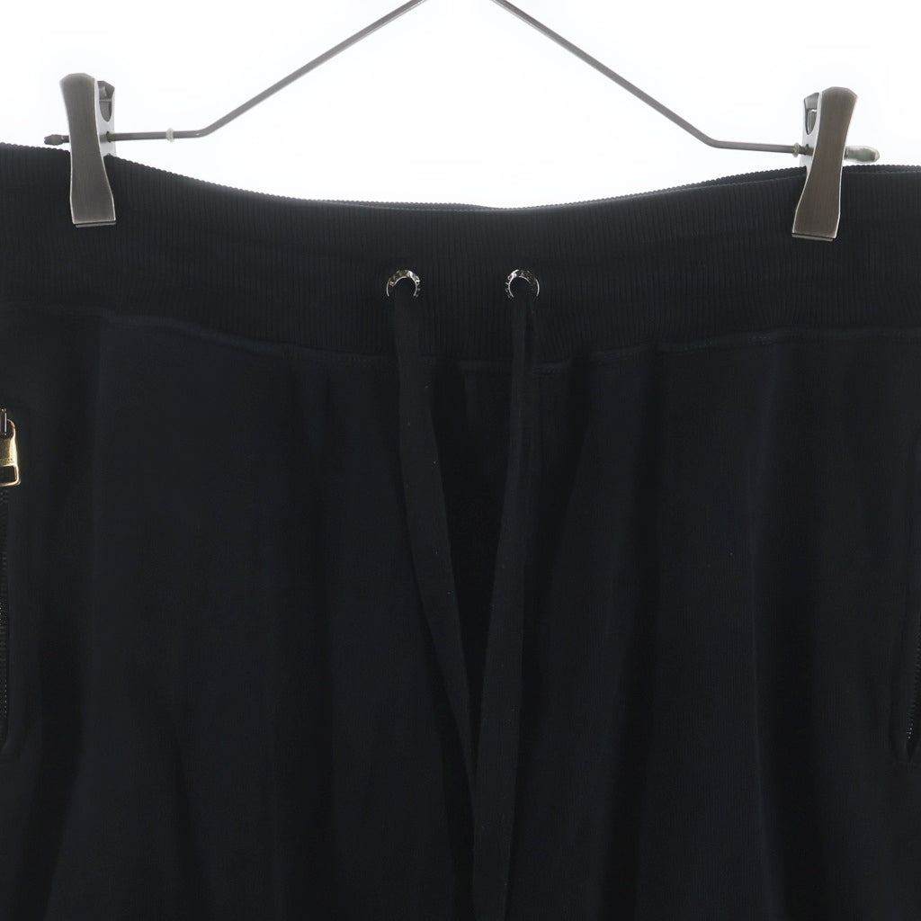 DOLCE & GABBANA(ドルチェアンドガッバーナ) 23AW ロゴプレート ジョガースウェットパンツ ブラック GVXQHT/G7F2G