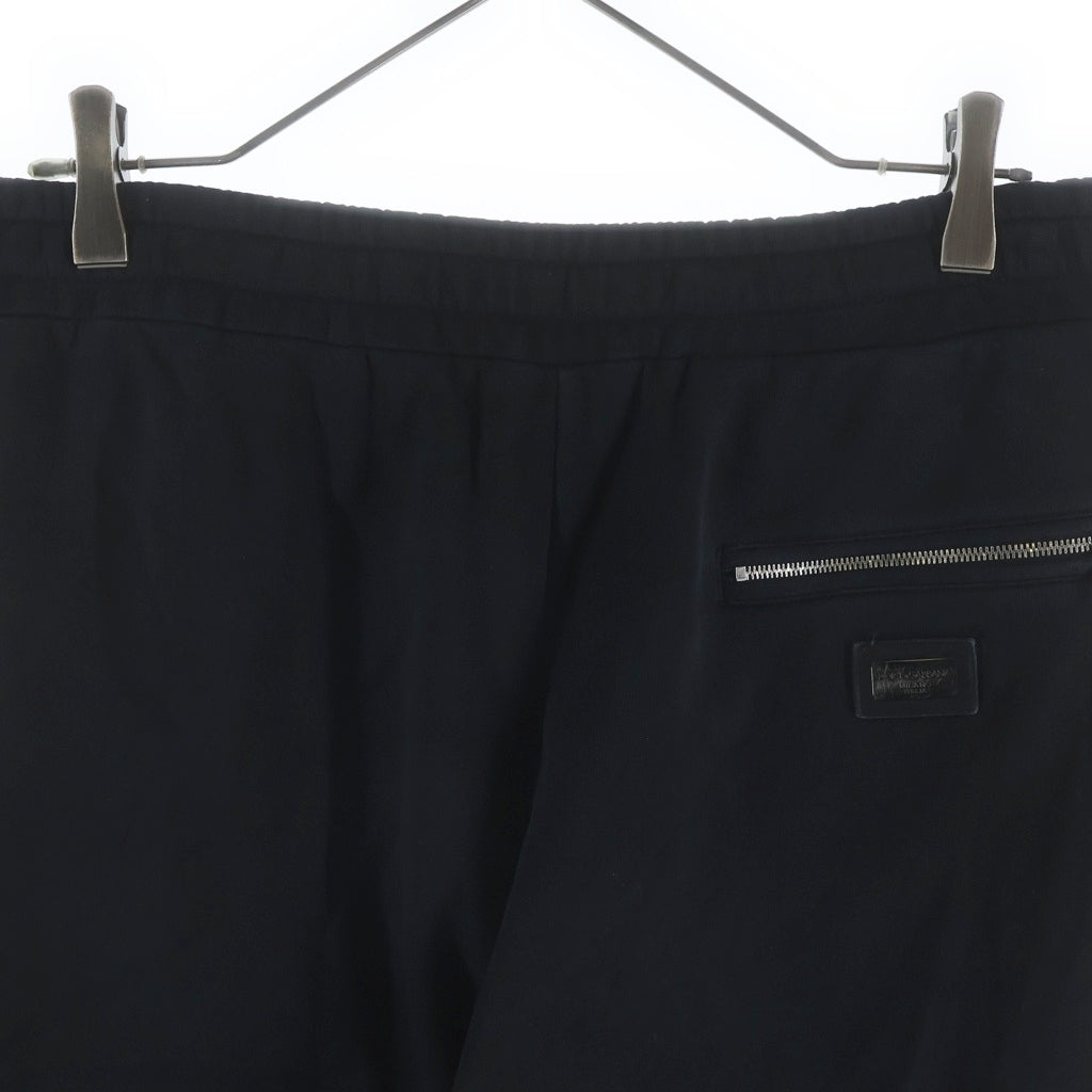 DOLCE & GABBANA(ドルチェアンドガッバーナ) ロゴプレート ジョガースウェットパンツ ブラック G4ZCAT/G7JYX