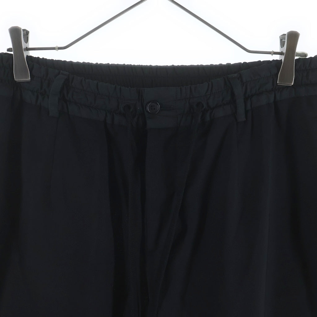 DOLCE & GABBANA(ドルチェアンドガッバーナ) ジップフライ ベルトループ付き ジョガーパンツ ブラック GW19ET/FURIR