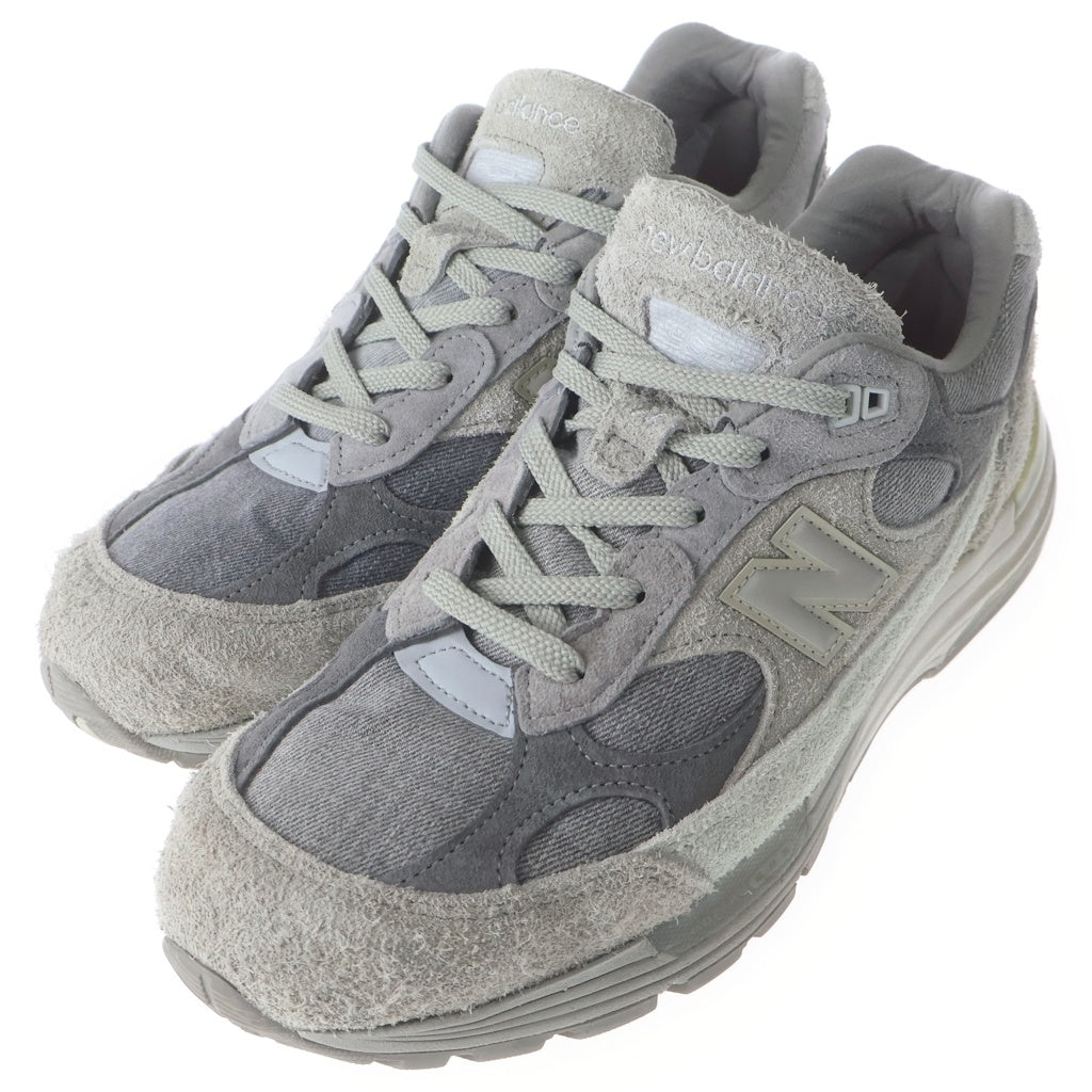 New Balance(ニューバランス) ×LEVIS 992 リーバイス スウェードローカットスニーカー グレー US10/28cm M992LV