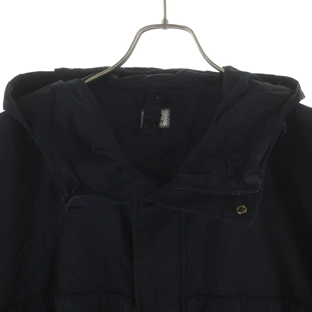 C.P. Company(シーピーカンパニー) ガーメントダイ フラットナイロン ゴーグルジャケット ブラック 19CMOS310J-005991G