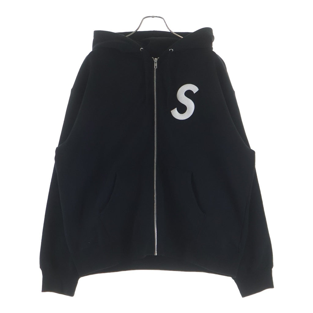 SUPREME(シュプリーム) 25AW S Logo Zip Up Hooded Sweatshirt ジップパーカー ブラック
