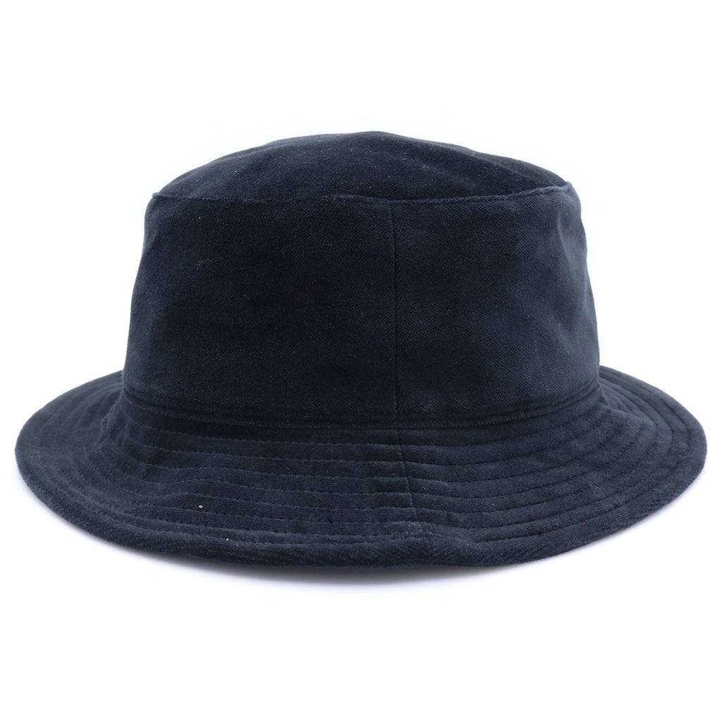 GALLERY DEPT.(ギャラリーデプト) Velvet Bucket Hat ベルベット フラット型 バケットハット 帽子 ブラック