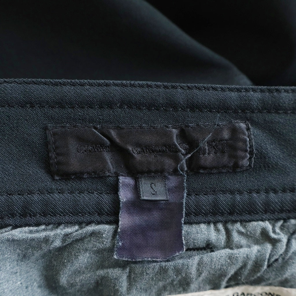 COMME des GARCONS(コムデギャルソン) ウールパッチトラウザー スラックスパンツ ブラック W19141