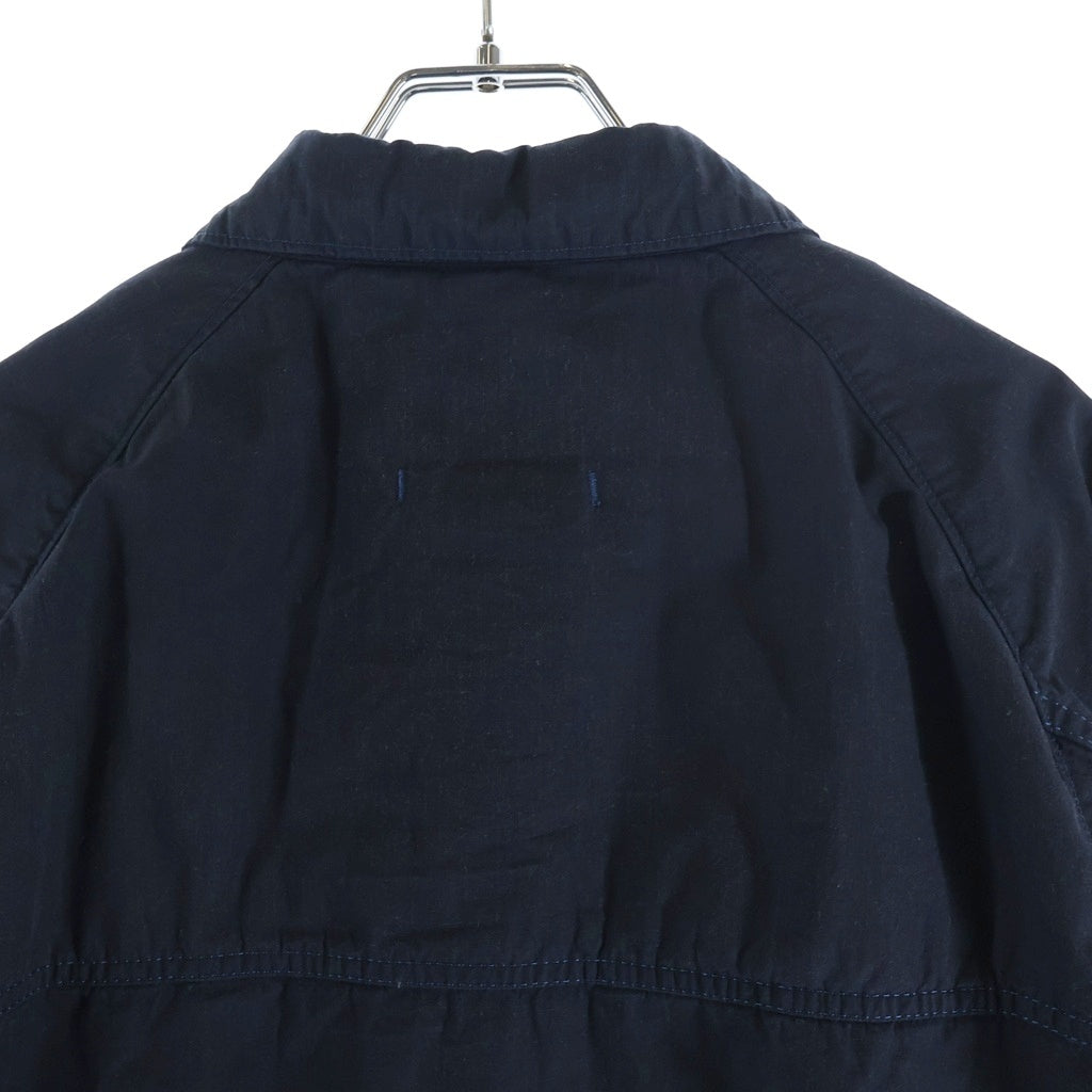 COMME des GARCONS HOMME(コムデギャルソンオム) 裏地カモ柄コーチジャケット シャツジャケット ネイビー HO-J064
