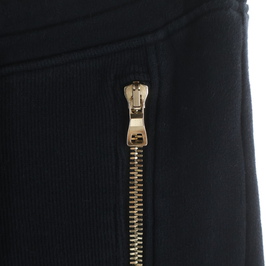 BALMAIN バルマン スウェットバイカーロングパンツ ジョガーパンツ ブラック W7H508 1 J928 BALMAIN(バルマン) スウェットバイカーロングパンツ ジョガーパンツ