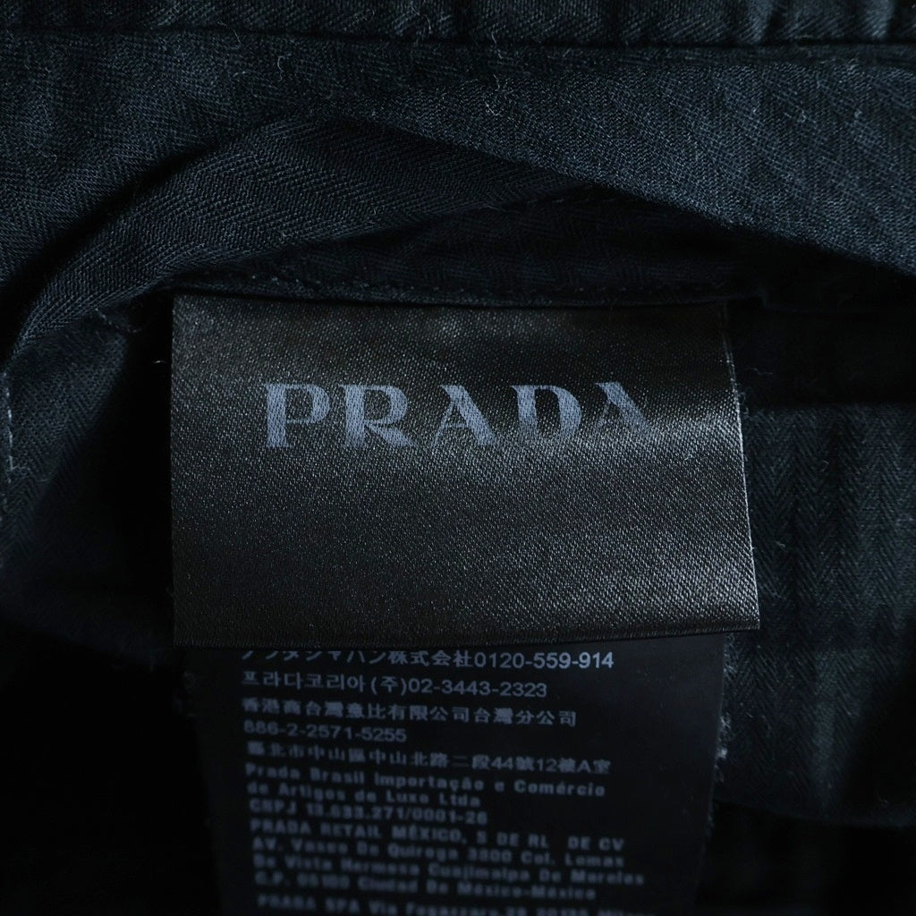 PRADA(プラダ) スラックスパンツ ストレートパンツ グレー SPD91 S172