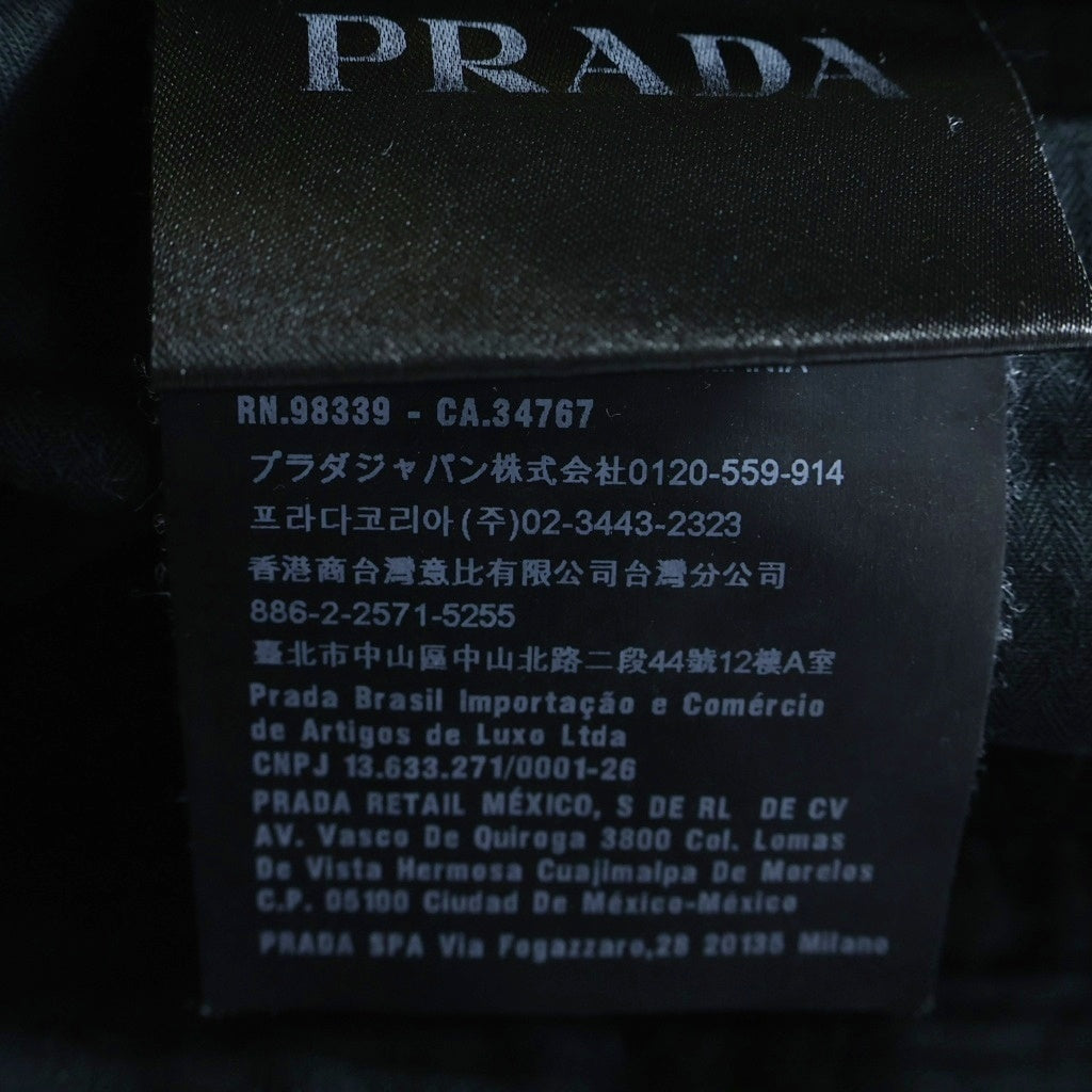PRADA(プラダ) スラックスパンツ ストレートパンツ グレー SPD91 S172