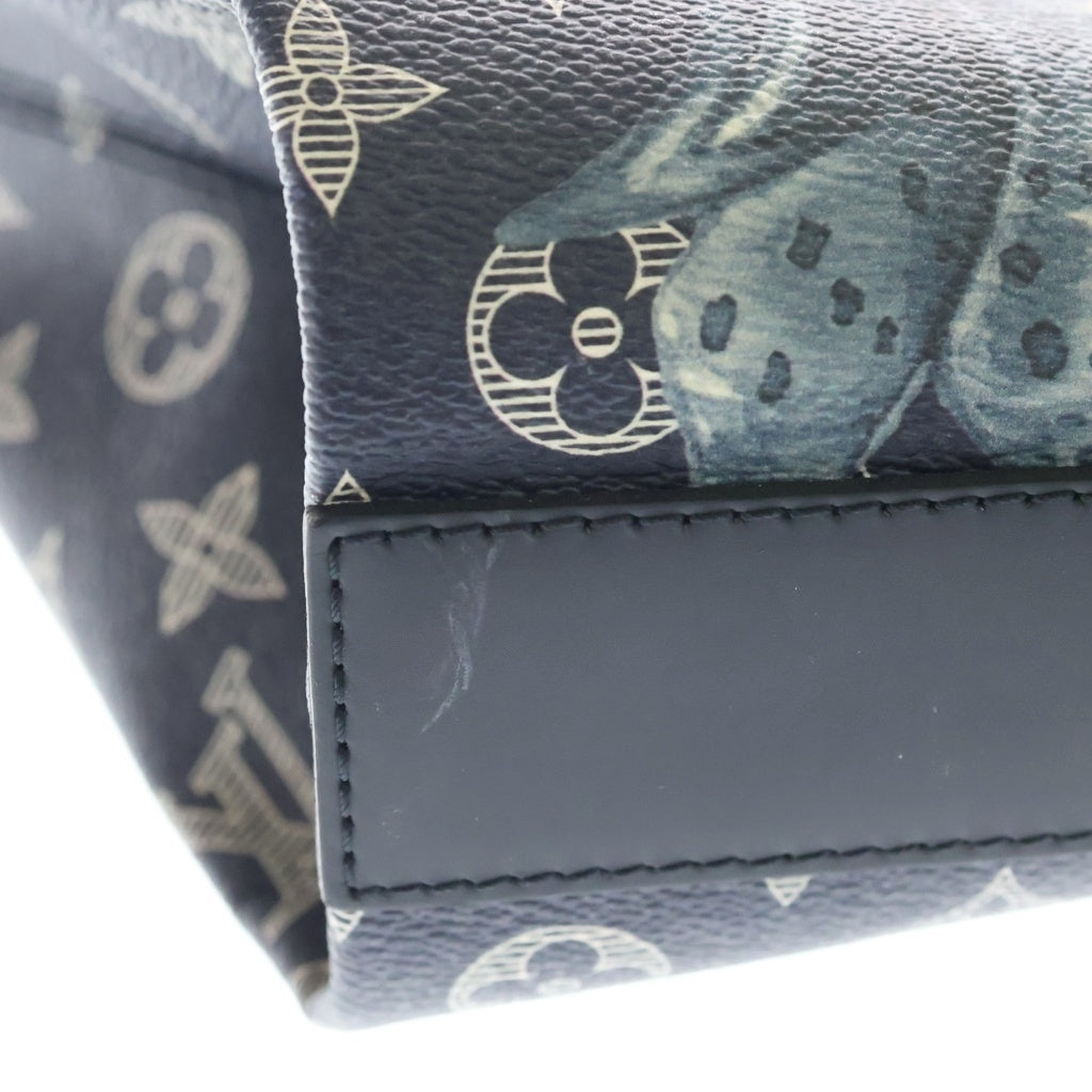 LOUIS VUITTON(ルイヴィトン) モノグラム サバンナ チャップマン トートバッグ ハンドバック ネイビー M54127 レディース