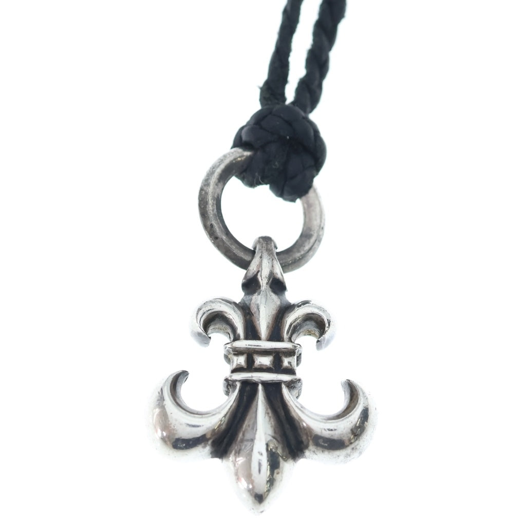 CHROME HEARTS(クロムハーツ) OLD BS FLUER BSフレア ペンダントトップ レザーブレイド シルバー/ブラック