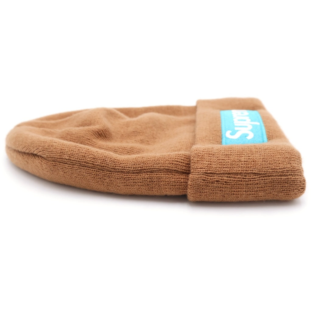 SUPREME(シュプリーム) 18AW ×NEW ERA Box Logo Beanie ニューエラ ボックスロゴビーニー ブラウン/ブルー