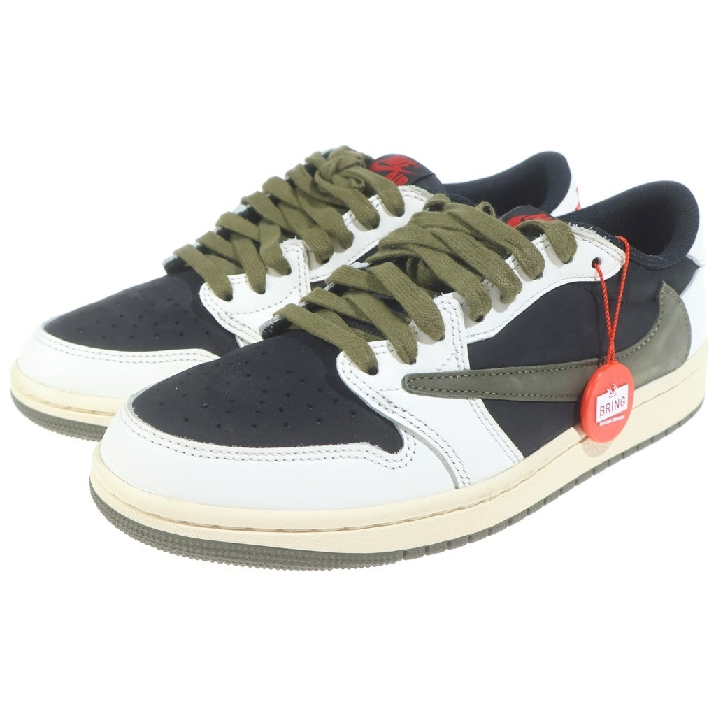 NIKE(ナイキ) ×TRAVIS SCOTT WMNS AIR JORDAN 1 LOW OG トラヴィススコット ウィメンズ エアジョーダン1 ローカットスニーカー マルチ US8/25cm DZ4137-106 レディース