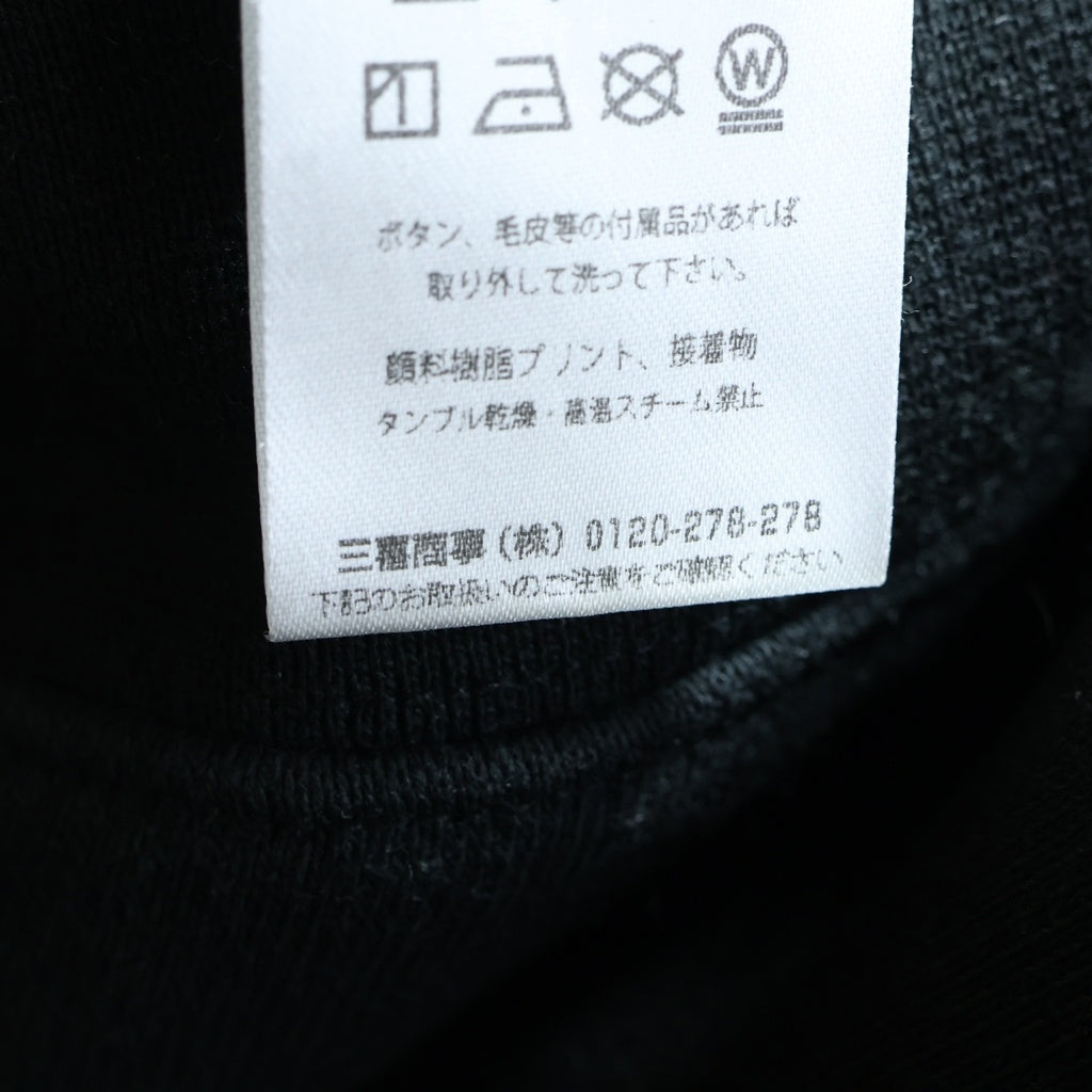 ALEXANDER WANG(アレキサンダーワン) LOGO CREWNECK SWEAT ロゴ クルーネック スウェットトレーナー ブラック UCC2221530