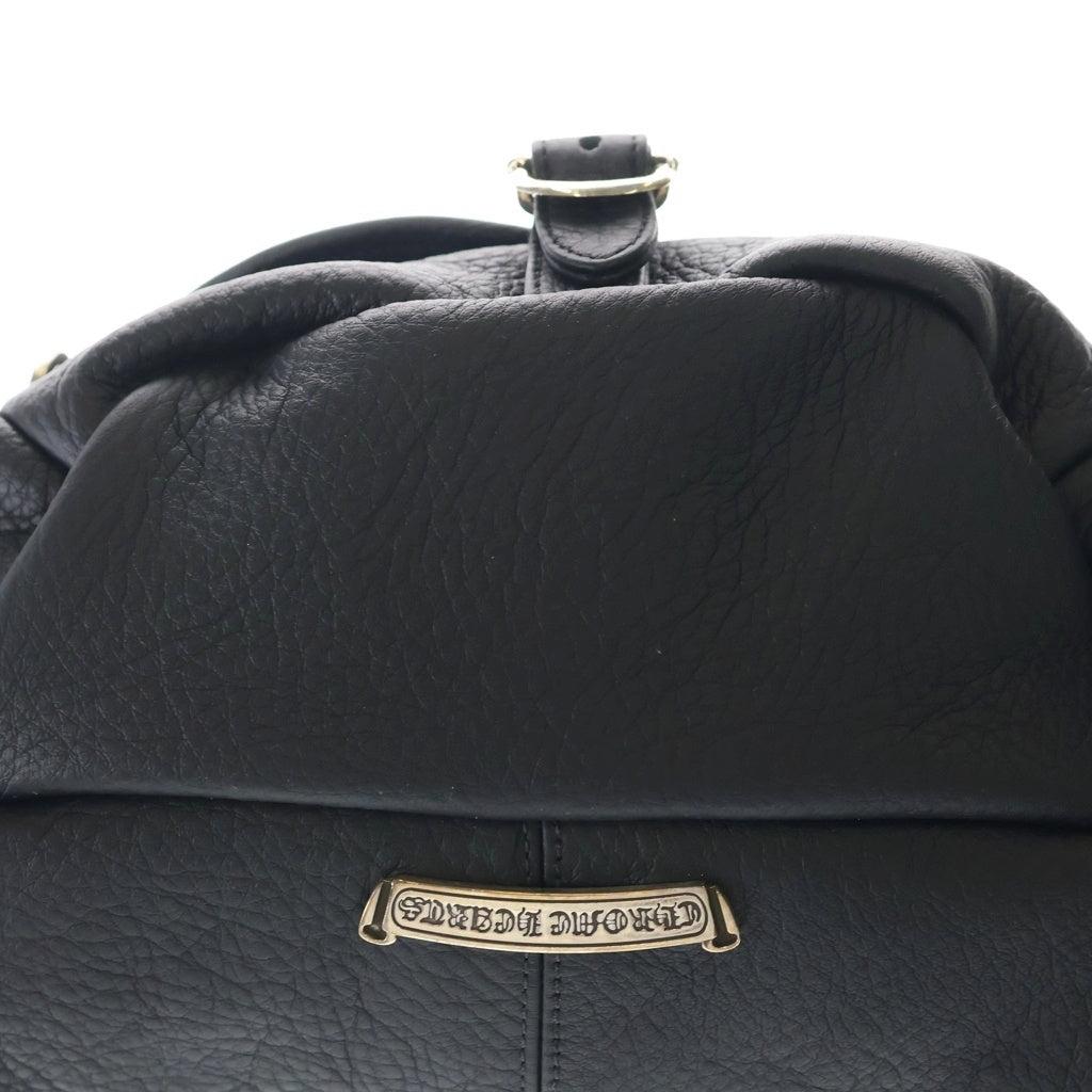 CHROME HEARTS(クロムハーツ) #1 SNAT PACK スナットパック ダガージップ ガンスリンガーベルト レザーウエストバッグ ブラック BCA378 レディース