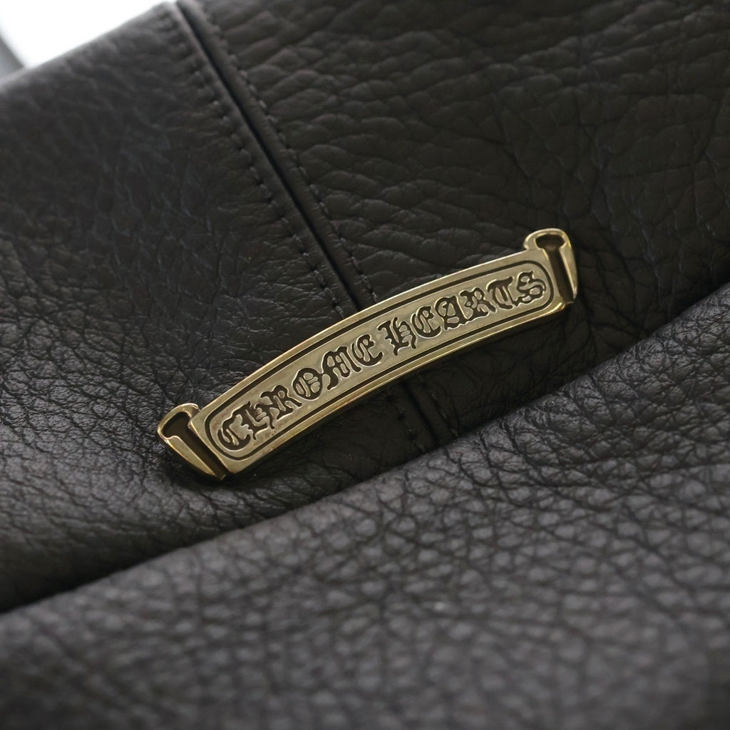 CHROME HEARTS(クロムハーツ) #1 SNAT PACK スナットパック ダガージップ ガンスリンガーベルト レザーウエストバッグ ブラック BCA378 レディース