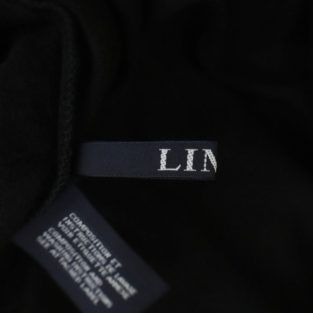 LIMI feu(リミフゥ) TUCK V NECK T-SHIRT 半袖Tシャツ カットソー ブラック LO-T25-139 レディース