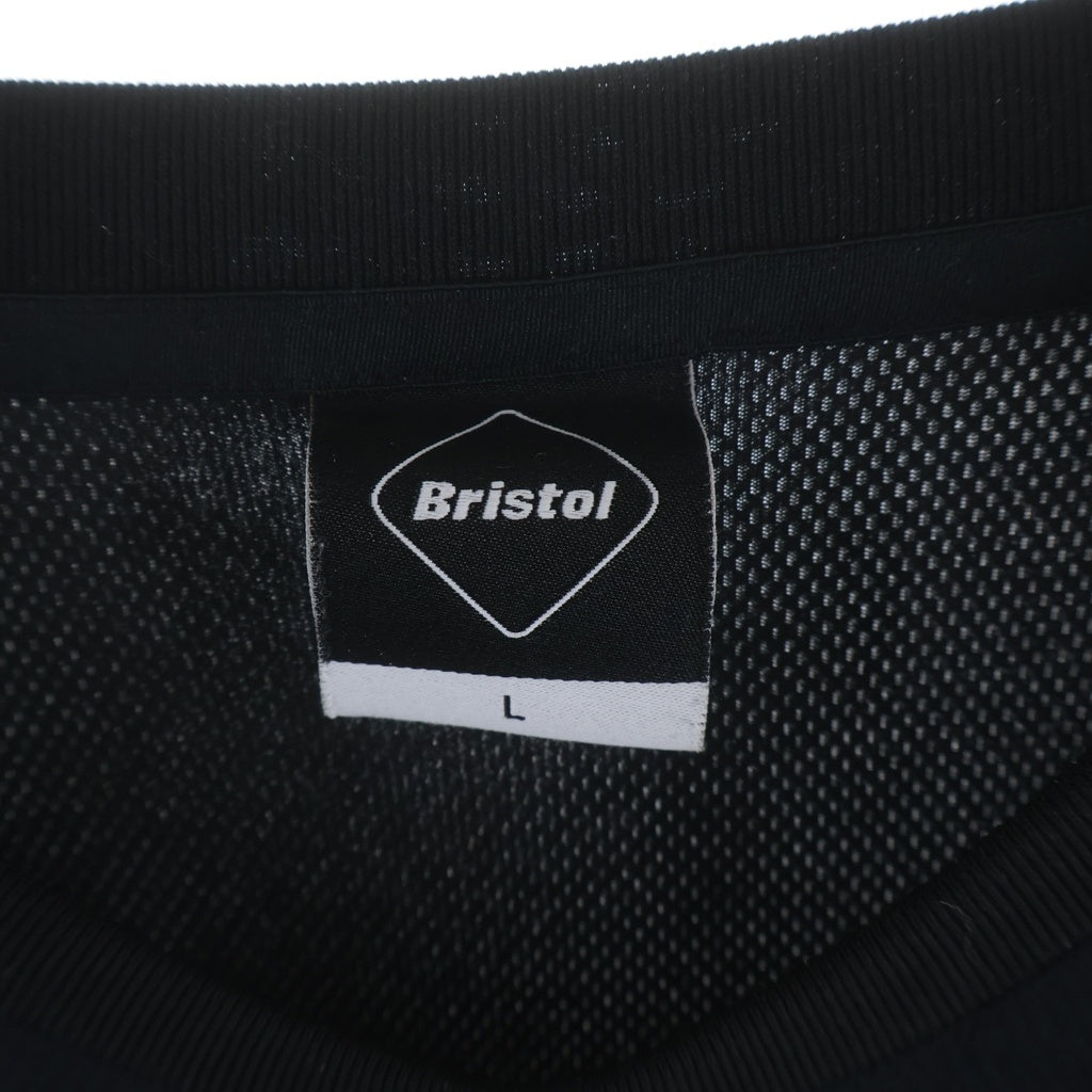 F.C.R.B./F.C.Real Bristol/FCRB(エフシーアールビー/エフシーレアルブリストル) 21AW MLB TOUR L/S PRE MATCH TOP ツアー ロングスリーブチームTシャツ ブラック FCRB-212007