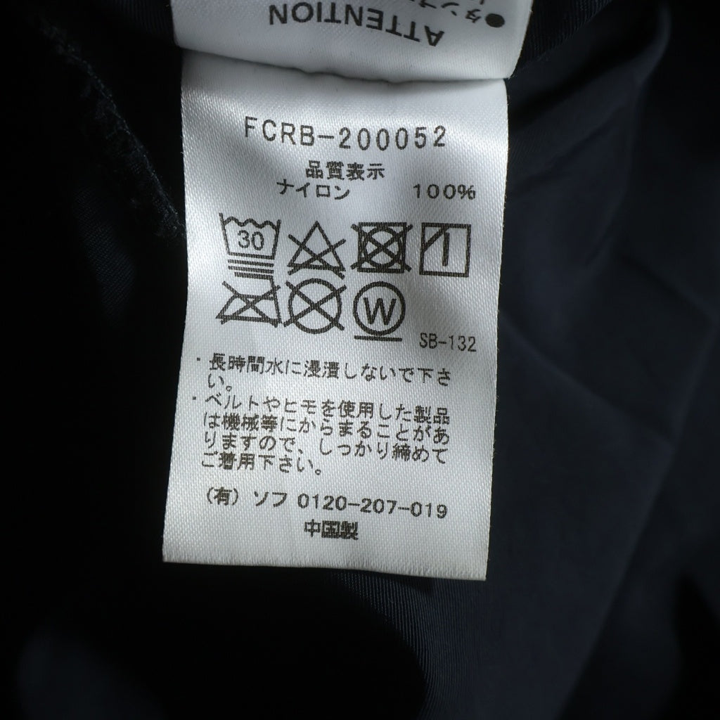 F.C.R.B.(エフシーアールビー) 20SS NYLON HOODED BLOUSON ナイロンフーデッドブルゾン ブラック/カモフラージュ ジャケット FCRB-200052