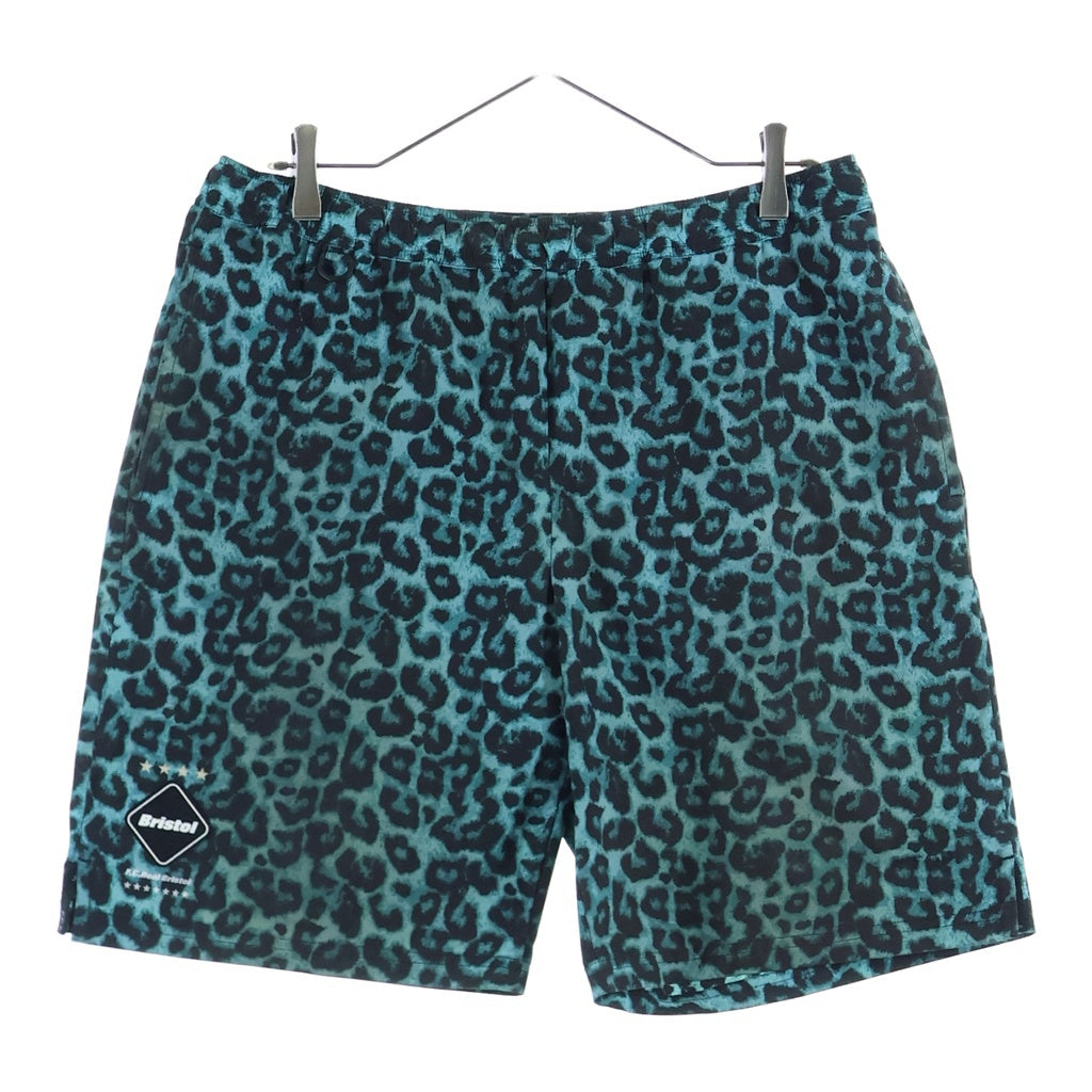 F.C.R.B./F.C.Real Bristol/FCRB(エフシーアールビー/エフシーレアルブリストル) 22SS PRACTICE SHORTS レオパード柄プラクティスショーツ ブルー FCRB-220040