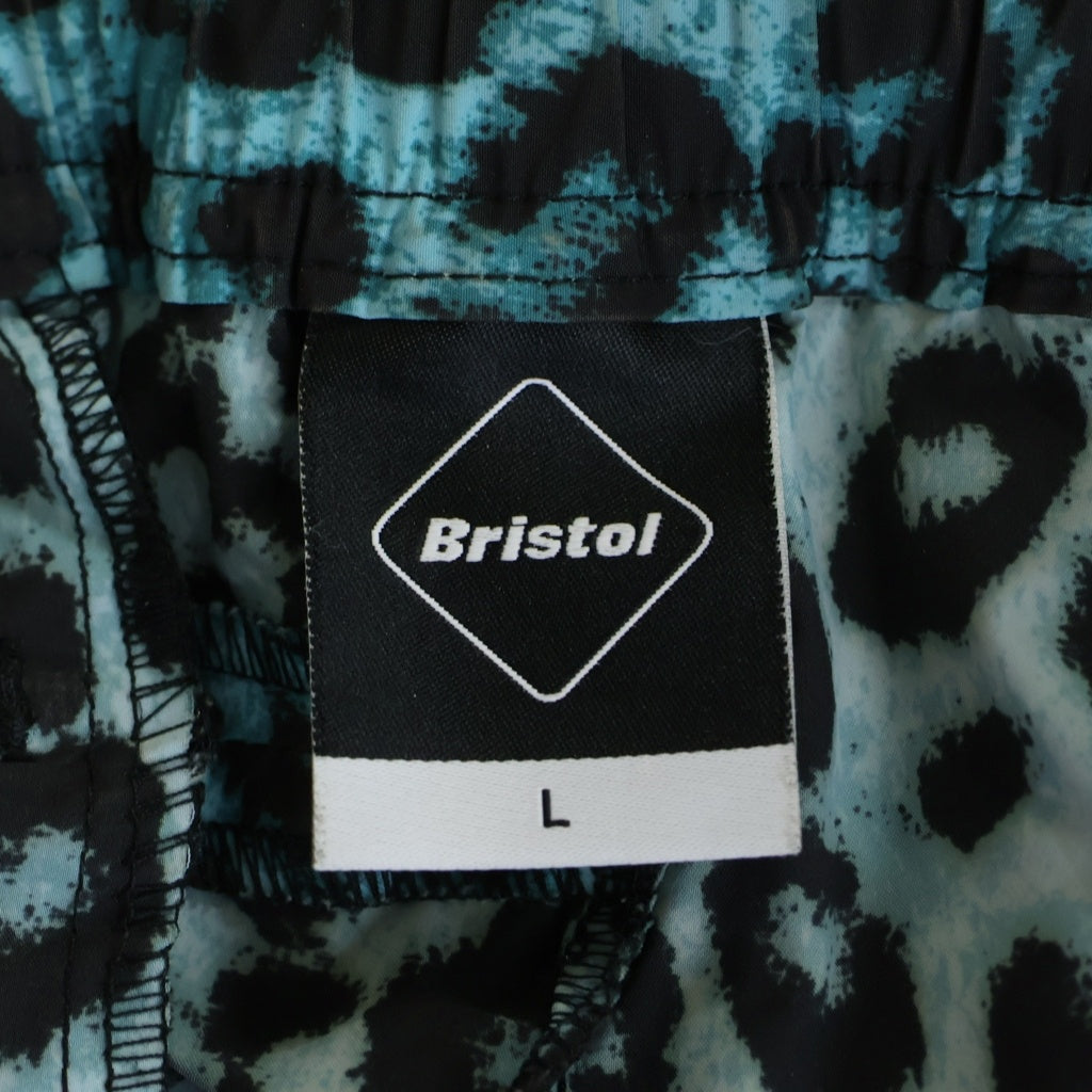 F.C.R.B./F.C.Real Bristol/FCRB(エフシーアールビー/エフシーレアルブリストル) 22SS PRACTICE SHORTS レオパード柄プラクティスショーツ ブルー FCRB-220040