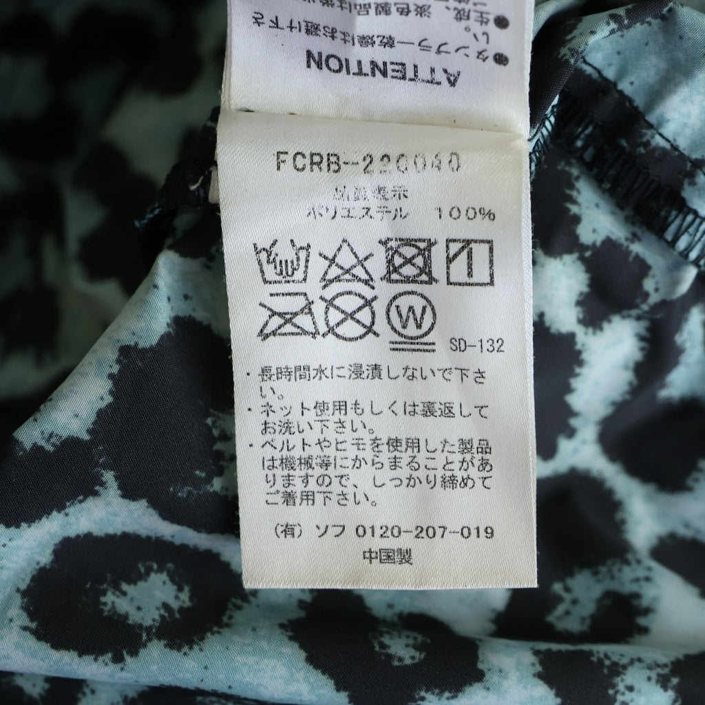 F.C.R.B./F.C.Real Bristol/FCRB(エフシーアールビー/エフシーレアルブリストル) 22SS PRACTICE SHORTS レオパード柄プラクティスショーツ ブルー FCRB-220040