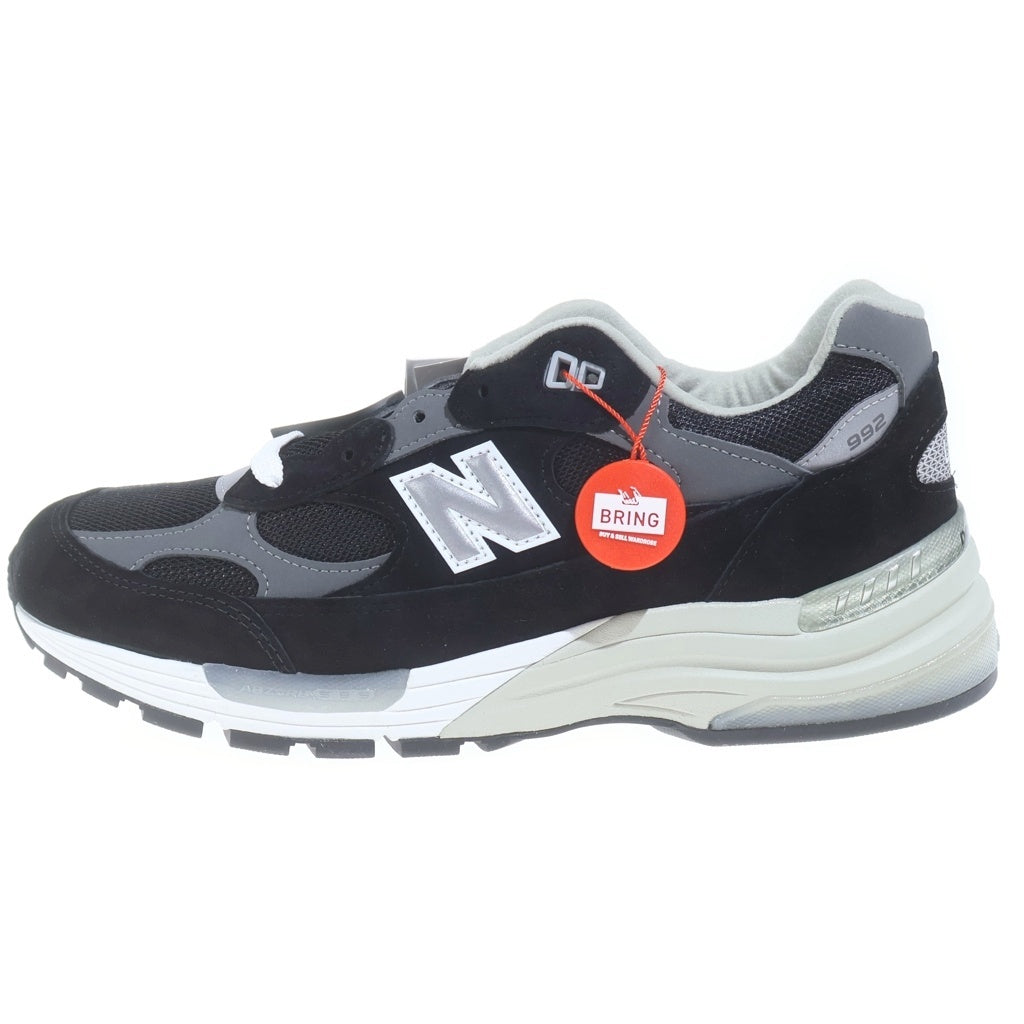 New Balance(ニューバランス) U992 ローカットスニーカー シューズ ブラック/グレー U992BK