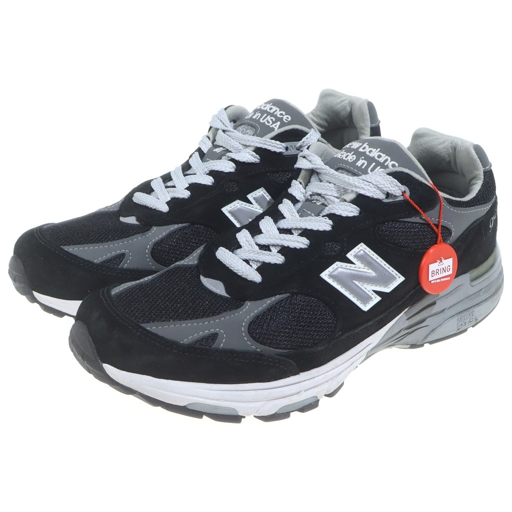 New Balance(ニューバランス) M993 ローカットスニーカー シューズ ブラック/グレー MR993BK
