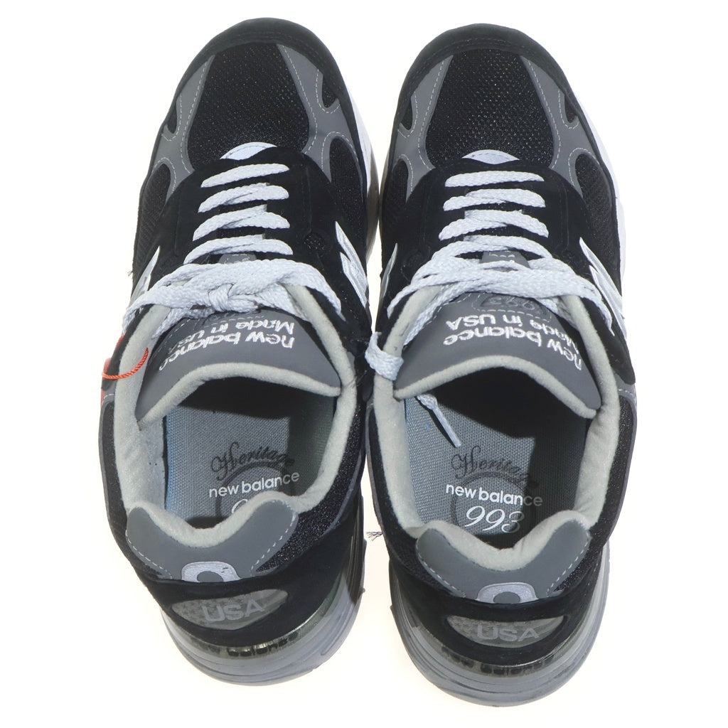 New Balance(ニューバランス) M993 ローカットスニーカー シューズ ブラック/グレー MR993BK