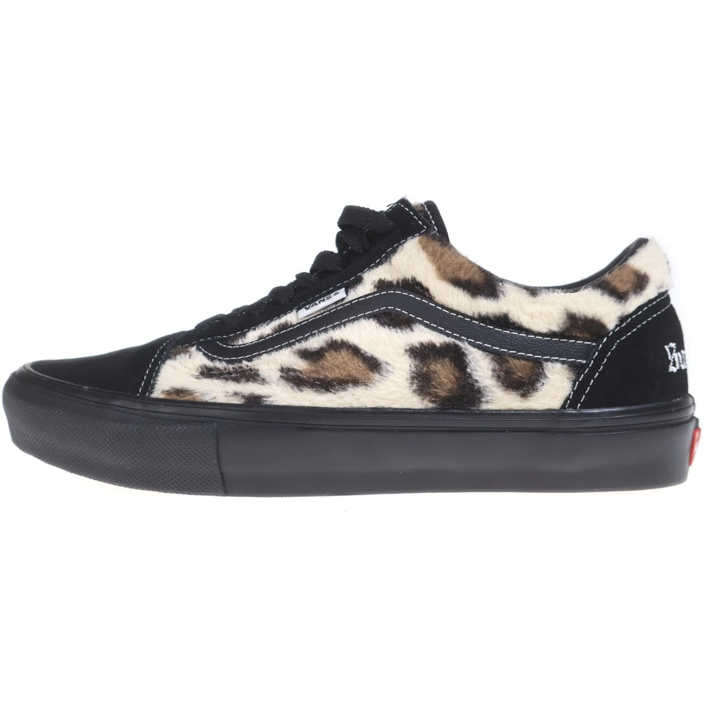 VANS(ヴァンズ) 23AW ×leopard old skool シュプリーム レオパード オールドスクール ローカットスニーカー シューズ ブラック 721454