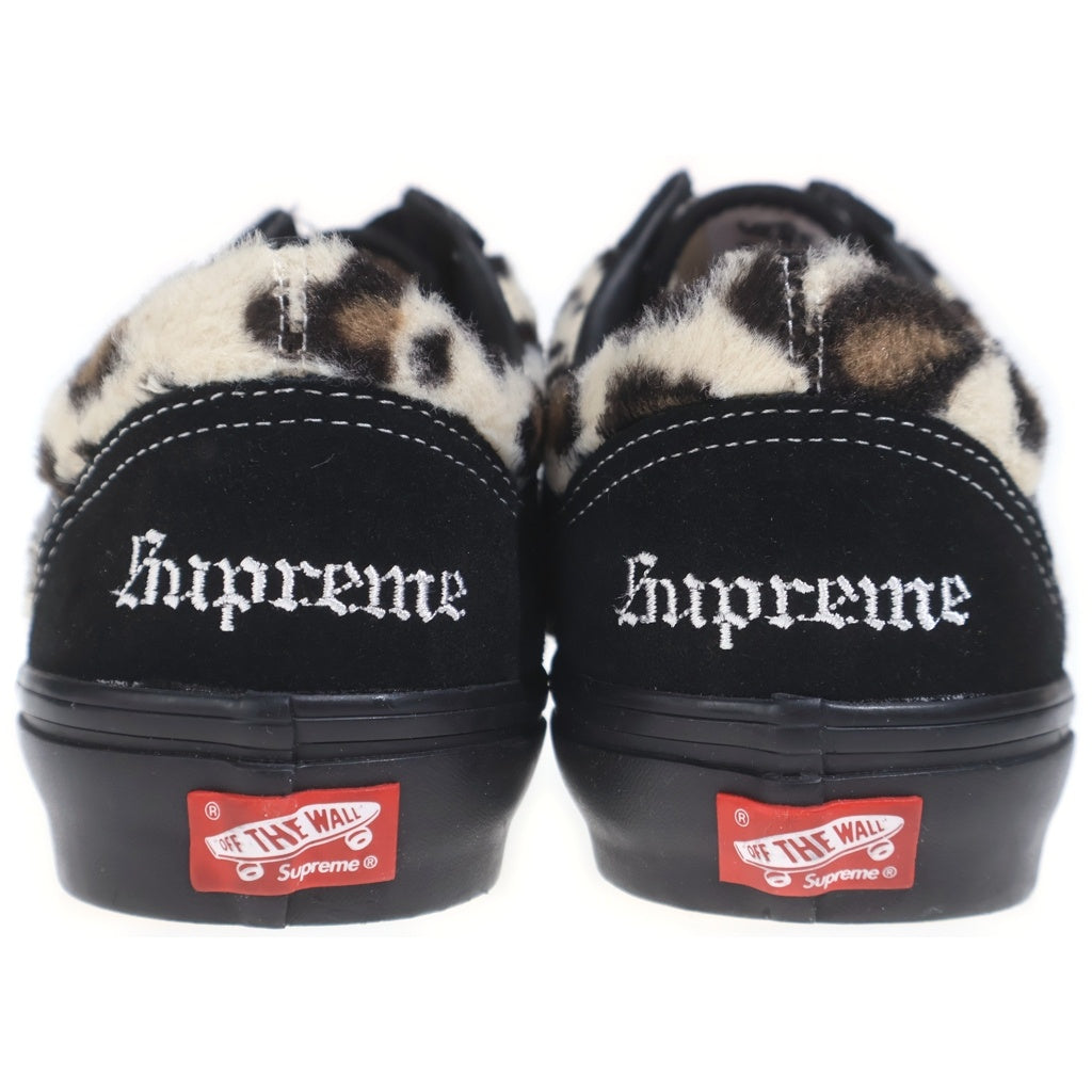 VANS(ヴァンズ) 23AW ×leopard old skool シュプリーム レオパード オールドスクール ローカットスニーカー シューズ ブラック 721454