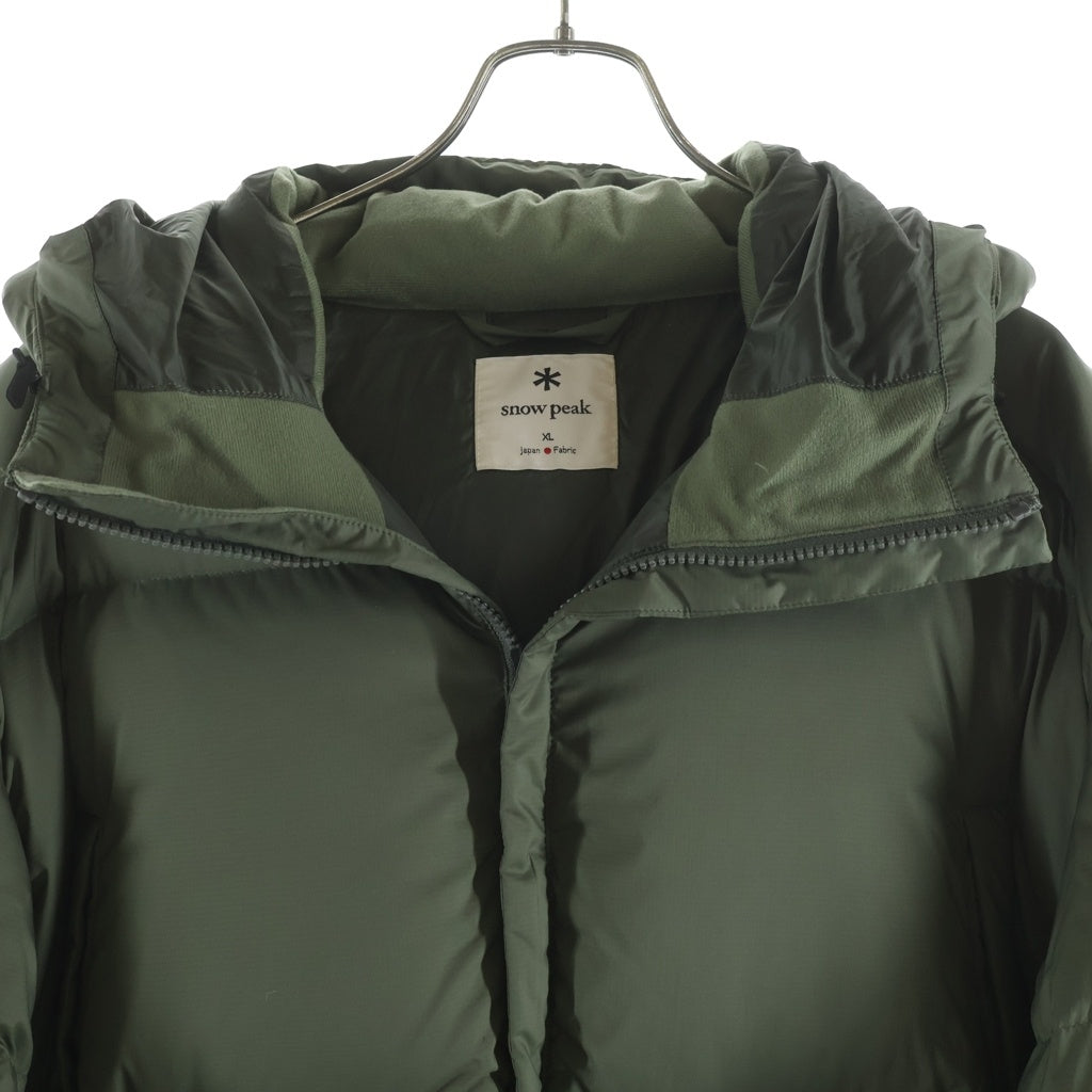 snow peak(スノーピーク) Recycled Light Down Jacket リサイクル ライトダウンジャケット 中綿ジャケット オリーブ JK-22AU005