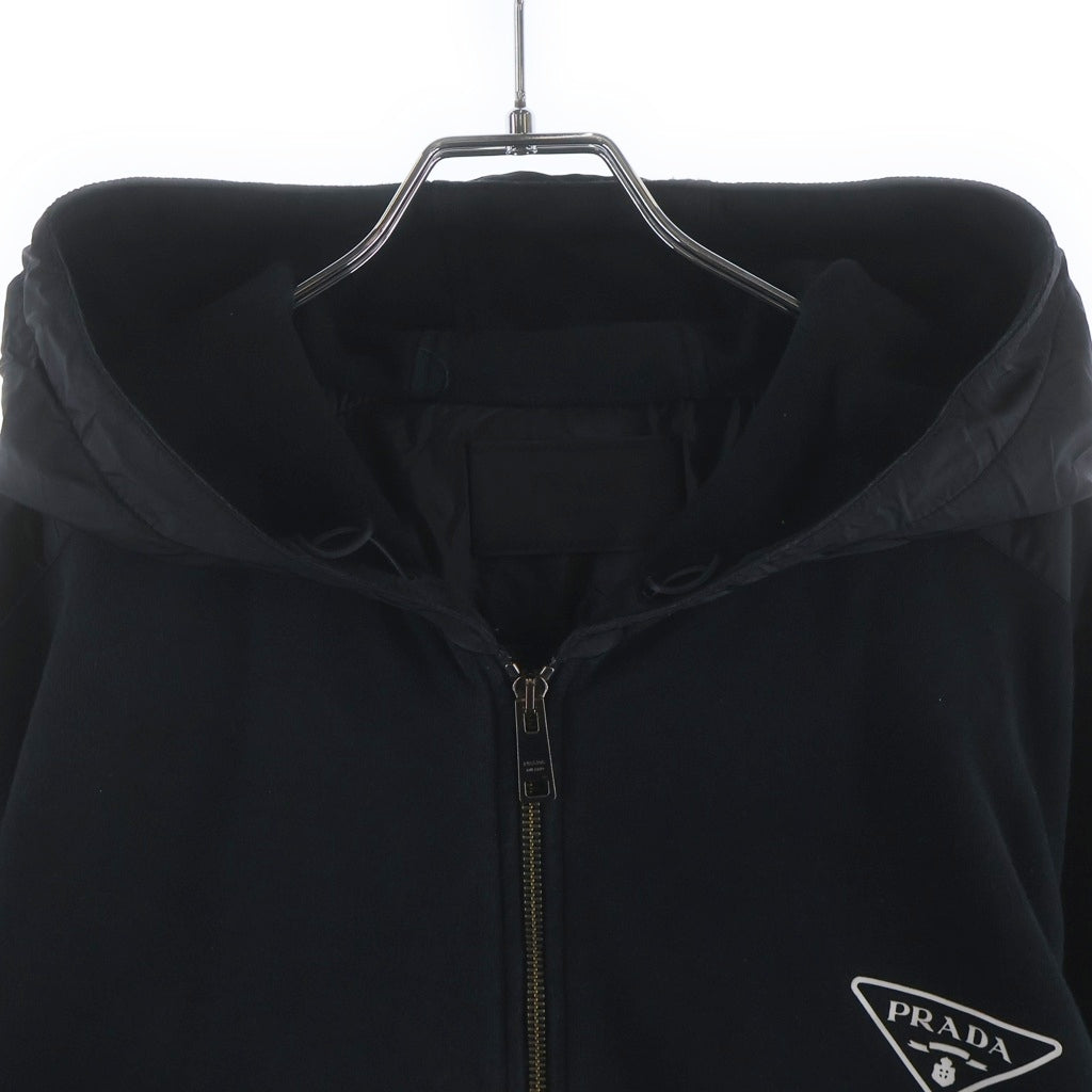PRADA(プラダ) Cotton Logo Hoodie トライアングルロゴプリント
