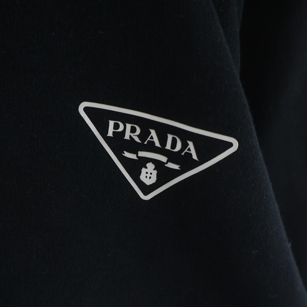 PRADA(プラダ) Cotton Logo Hoodie トライアングルロゴプリント