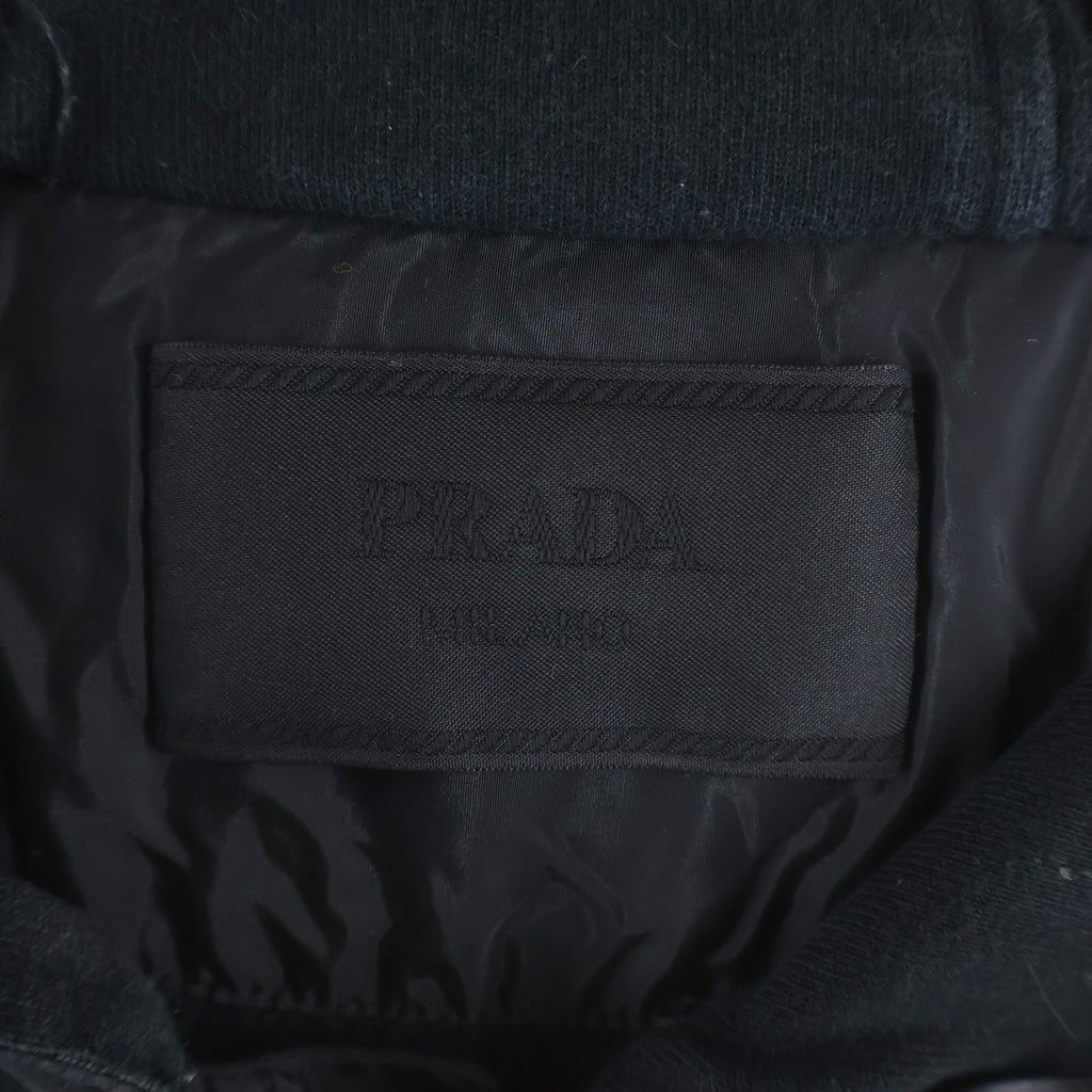 PRADA(プラダ) Cotton Logo Hoodie トライアングルロゴプリント