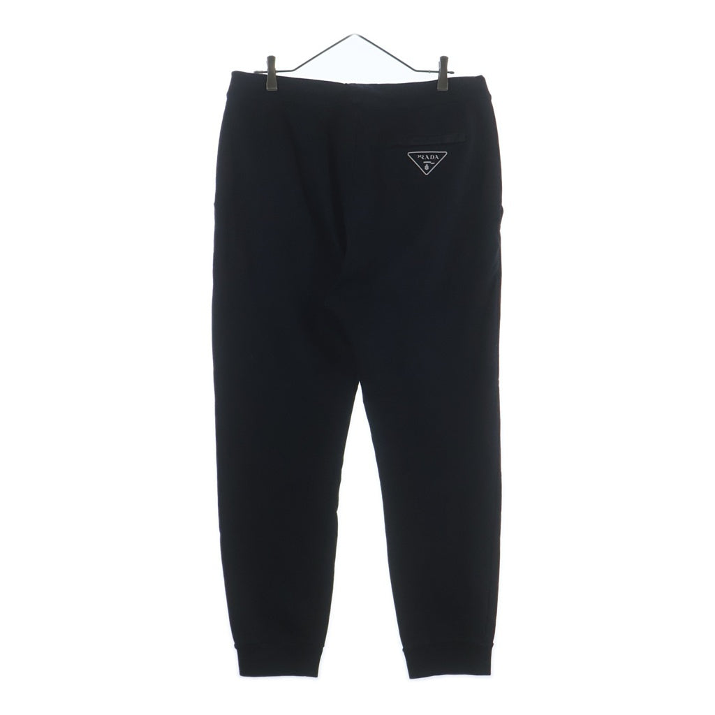 PRADA(プラダ) バック トライアングル ロゴプリント ナイロンポケット スウェットパンツ ブラック UJP201 R222