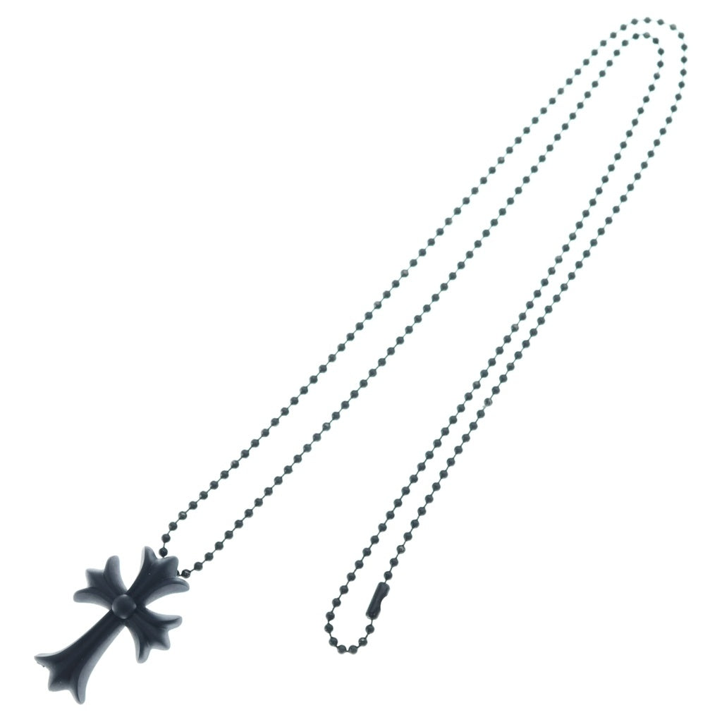 CHROME HEARTS(クロムハーツ) RUBBER CH CRS SML スモールCHクロス ラバーネックレス シリコン ブラック BCA306