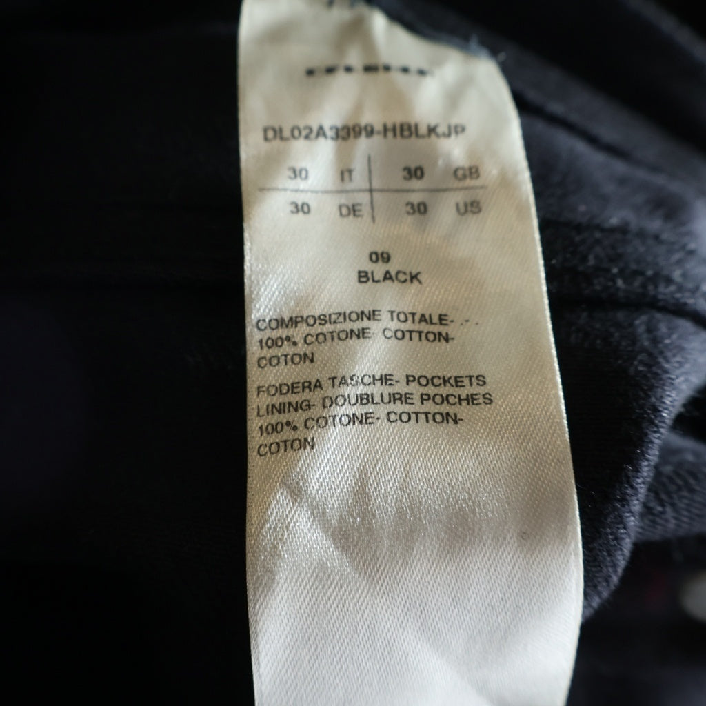 Rick Owens DRKSHDW(リックオウエンス ダークシャドウ) Duke Cut Jeans デュークカット ストレートデニムパンツ ブラック DL02A3399-HBLKJP