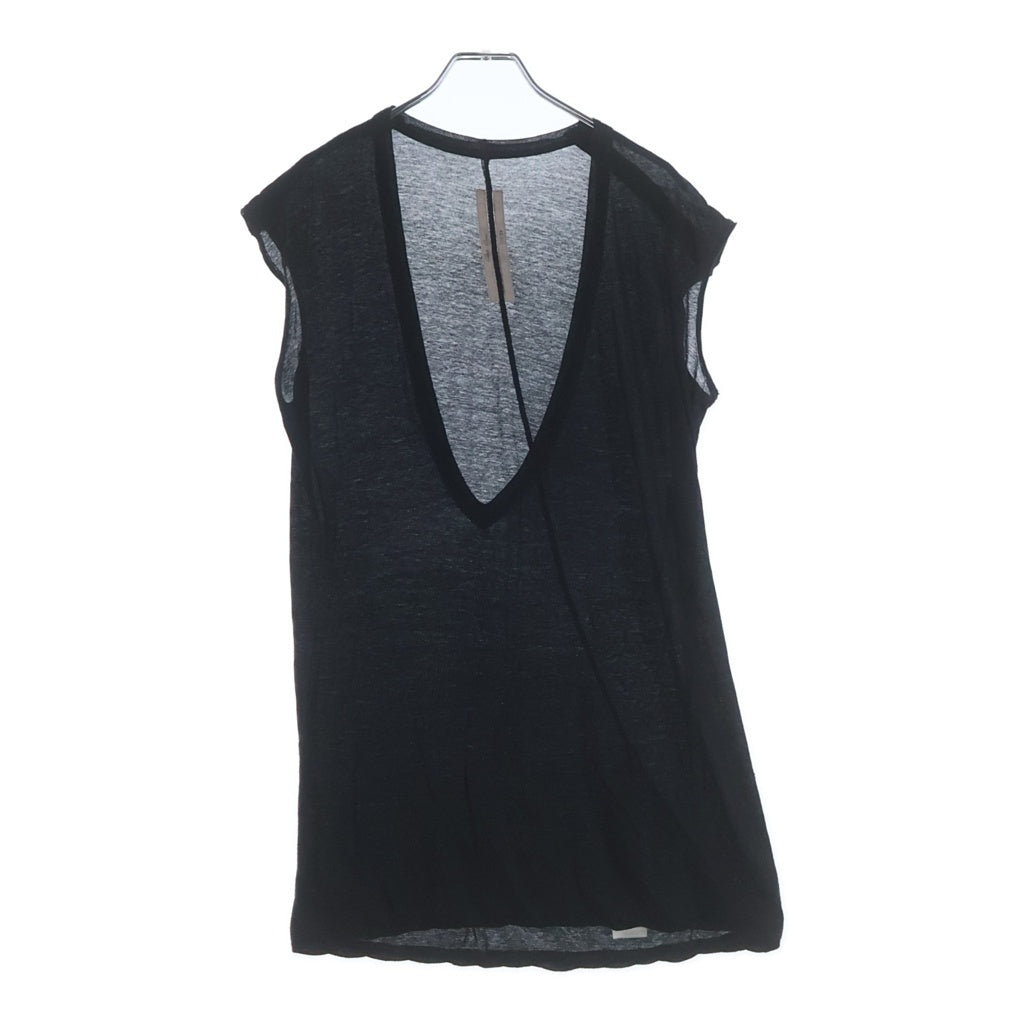 Rick Owens(リックオウエンス) 24SS Dylan T-Shirt ディランTシャツ タンクトップ ブラック RU01D3157-UC