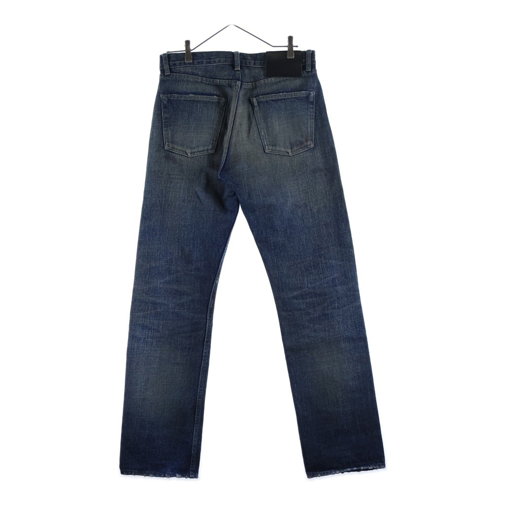 Rick Owens DRKSHDW(リックオウエンス ダークシャドウ) 25AW KURDT IND ヴィンテージ加工 ダメージデニム インディゴ DL02E2399-HVWJP