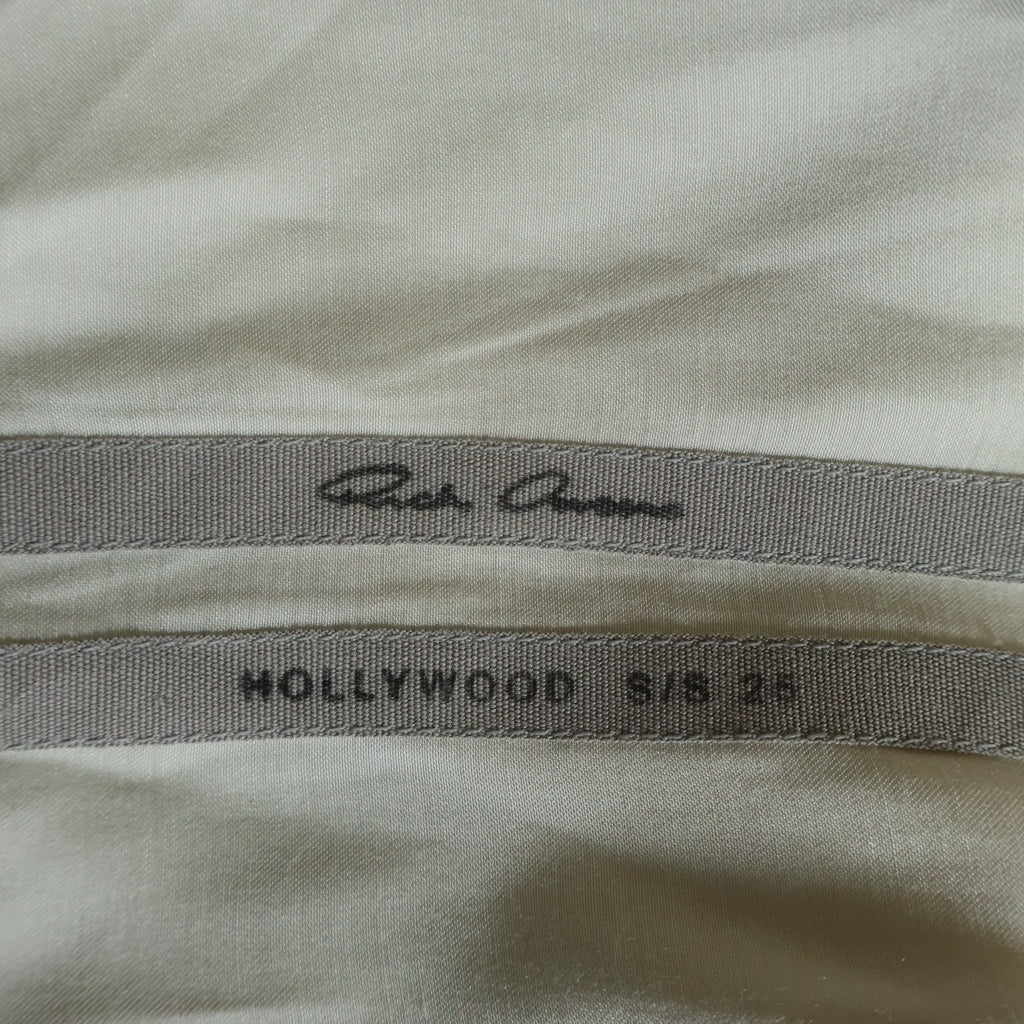 Rick Owens(リックオウエンス) 25SS Jumbo Sleeveless Shirt SCH ジャンボ スリーブレス シルクシャツ アイボリー RR01E5239-SCH