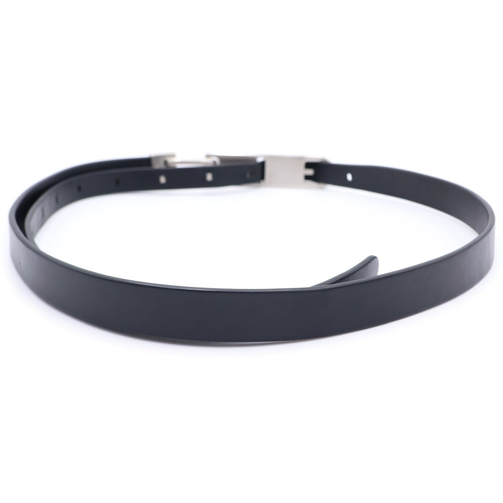Rick Owens(リックオウエンス) TONGUE BELT タンベルト ブラック/シルバー