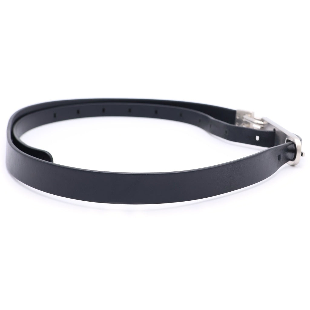 Rick Owens(リックオウエンス) TONGUE BELT タンベルト ブラック/シルバー