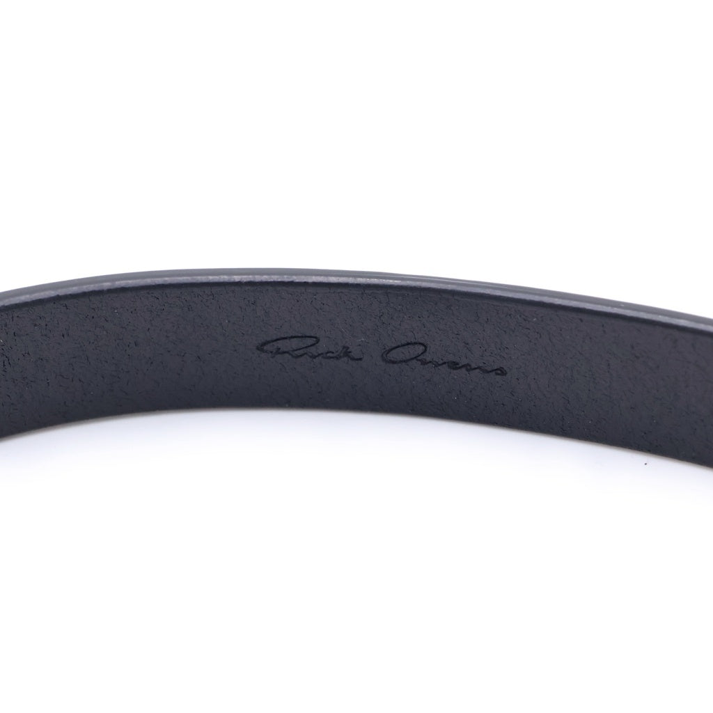 Rick Owens(リックオウエンス) TONGUE BELT タンベルト ブラック/シルバー
