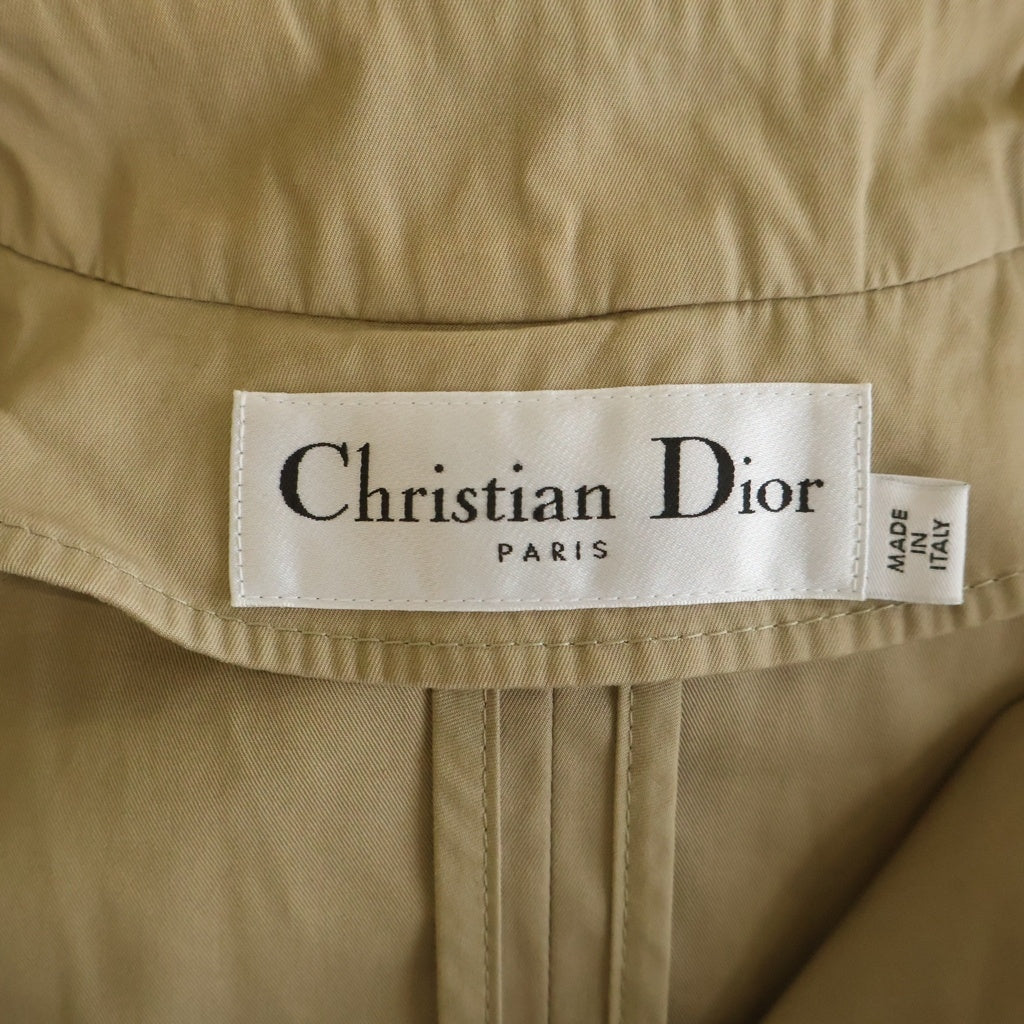 Christian Dior(クリスチャンディオール) Bee刺繍トレンチコート ブラウン 841M55A3332 レディース